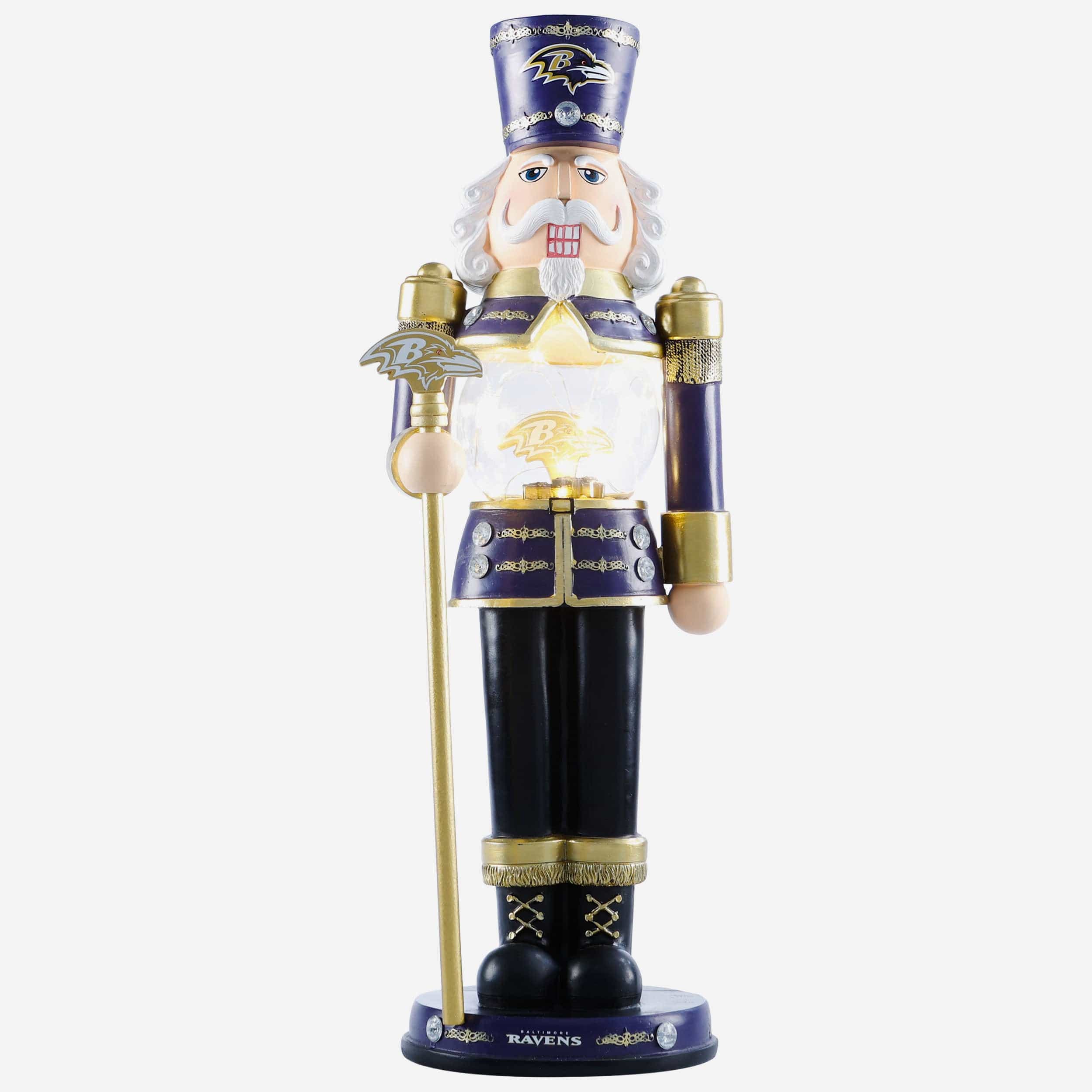 Baltimore Ravens Light Up Nutcracker