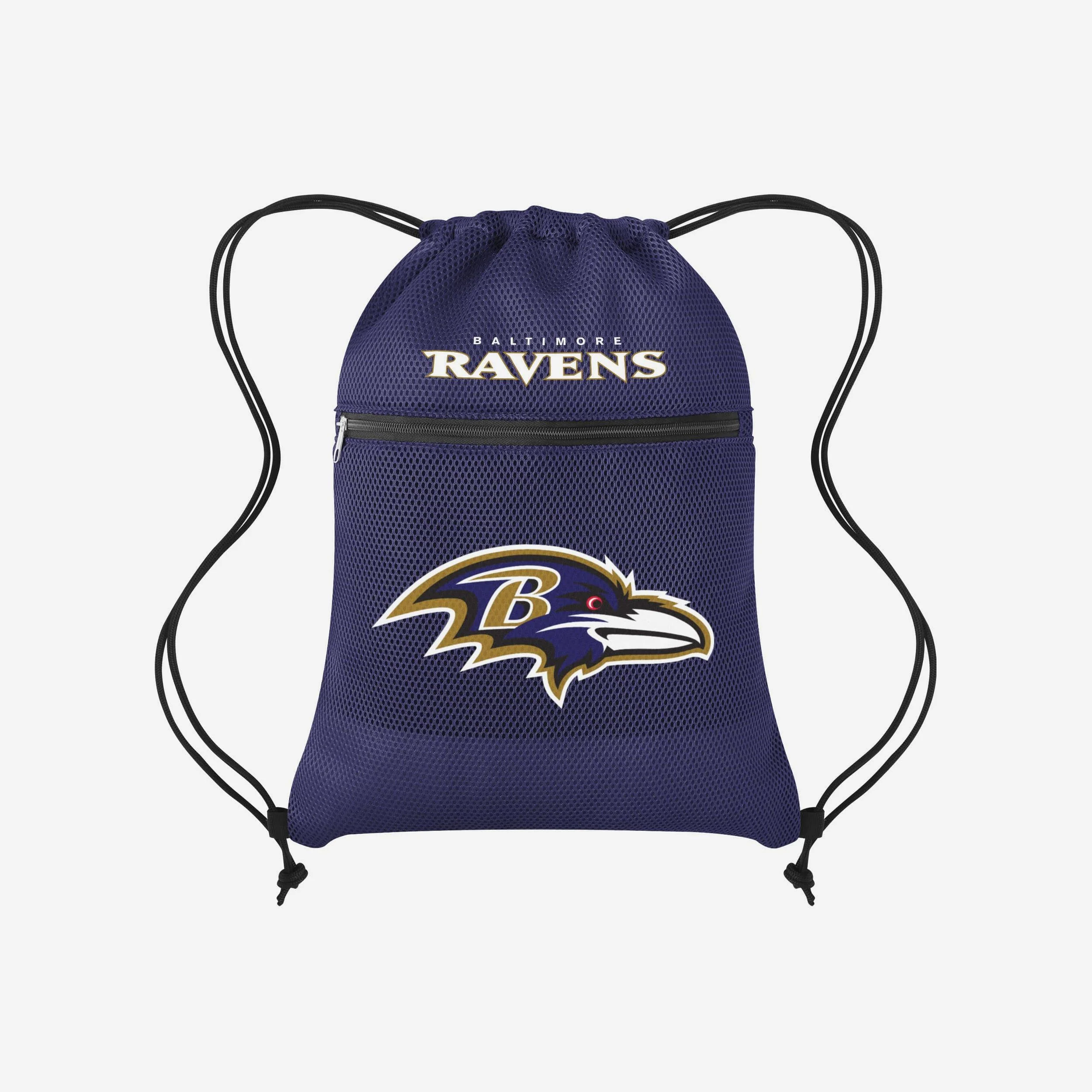 Baltimore Ravens Mesh Pocket Drawstring Backpack