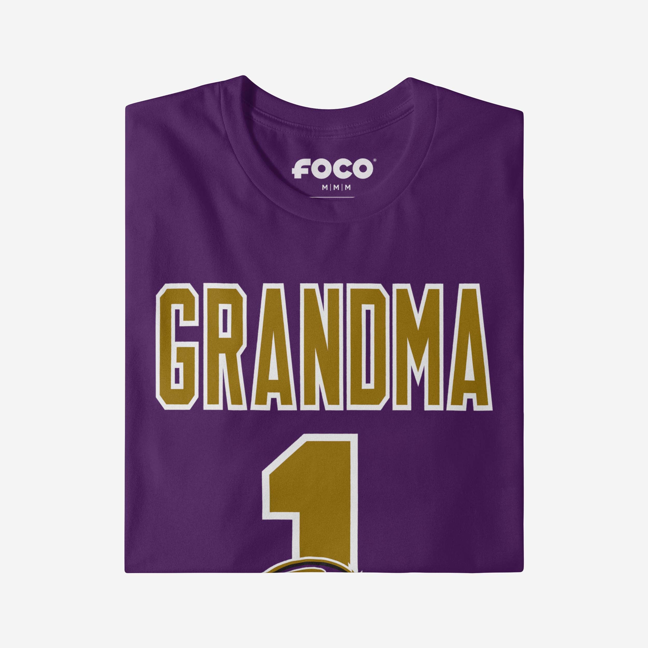 Baltimore Ravens Number 1 Grandma T-Shirt - Image 3