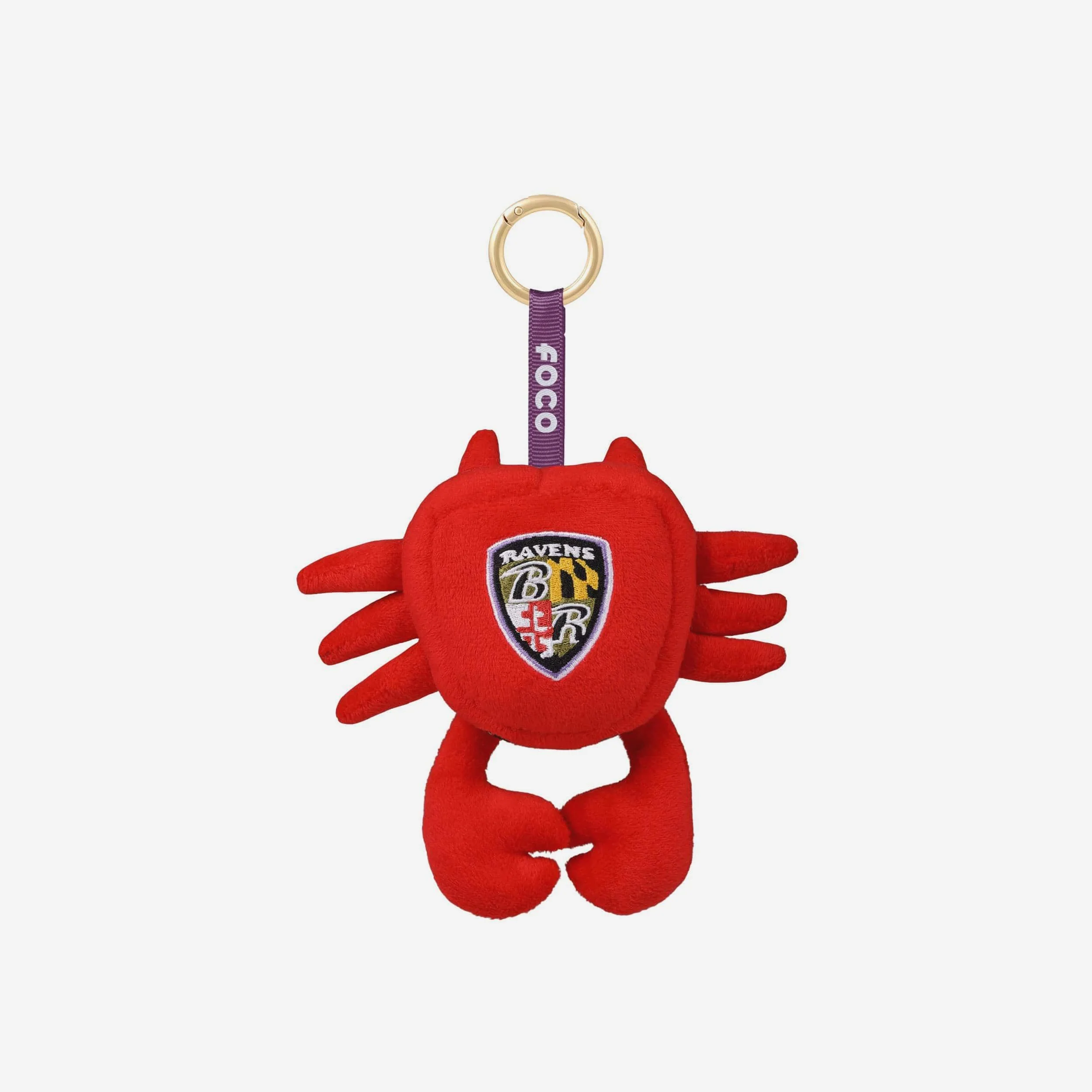 Baltimore Ravens Plush Food Bag Charm Keychain