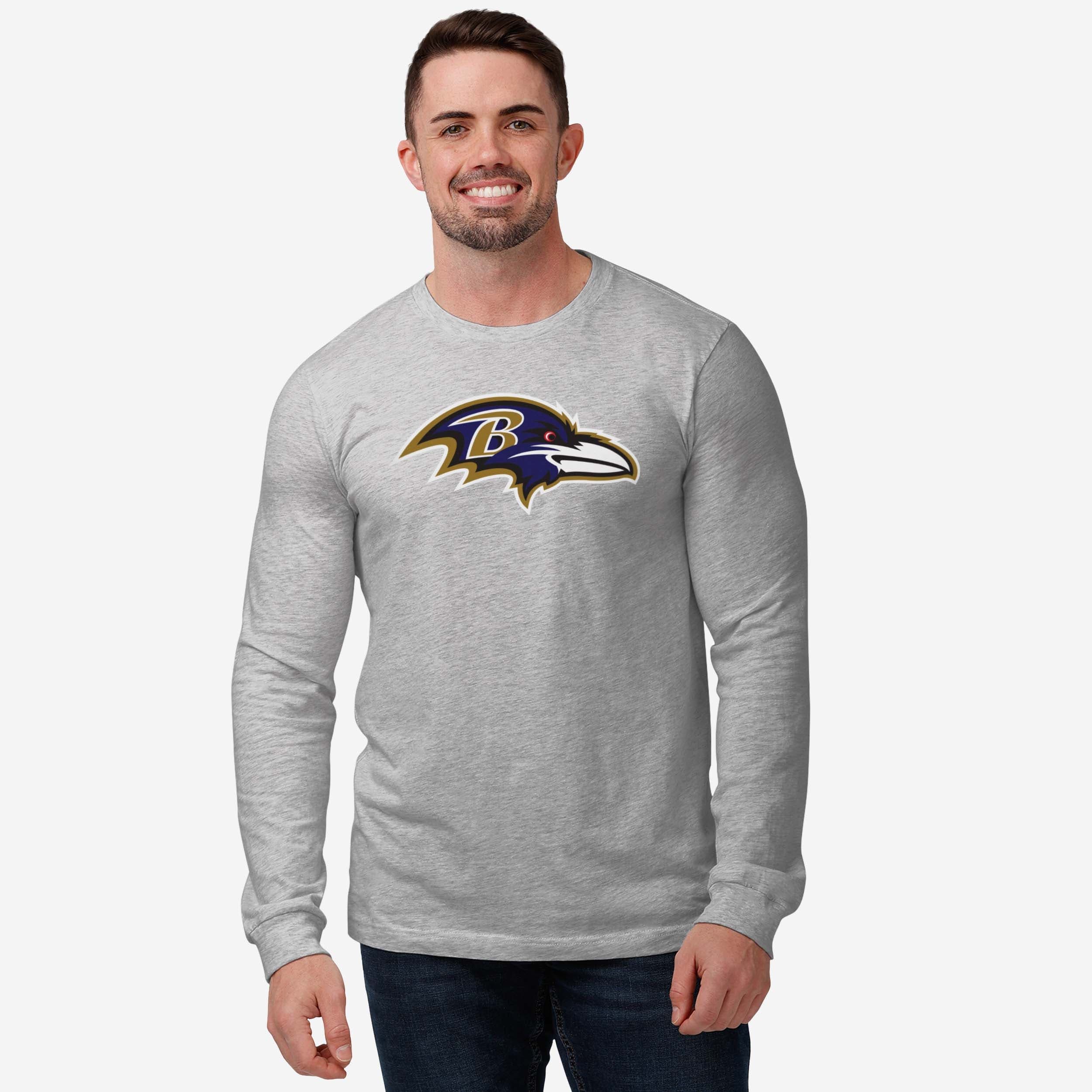 Baltimore Ravens Primary Logo Long Sleeve T-Shirt - Image 9