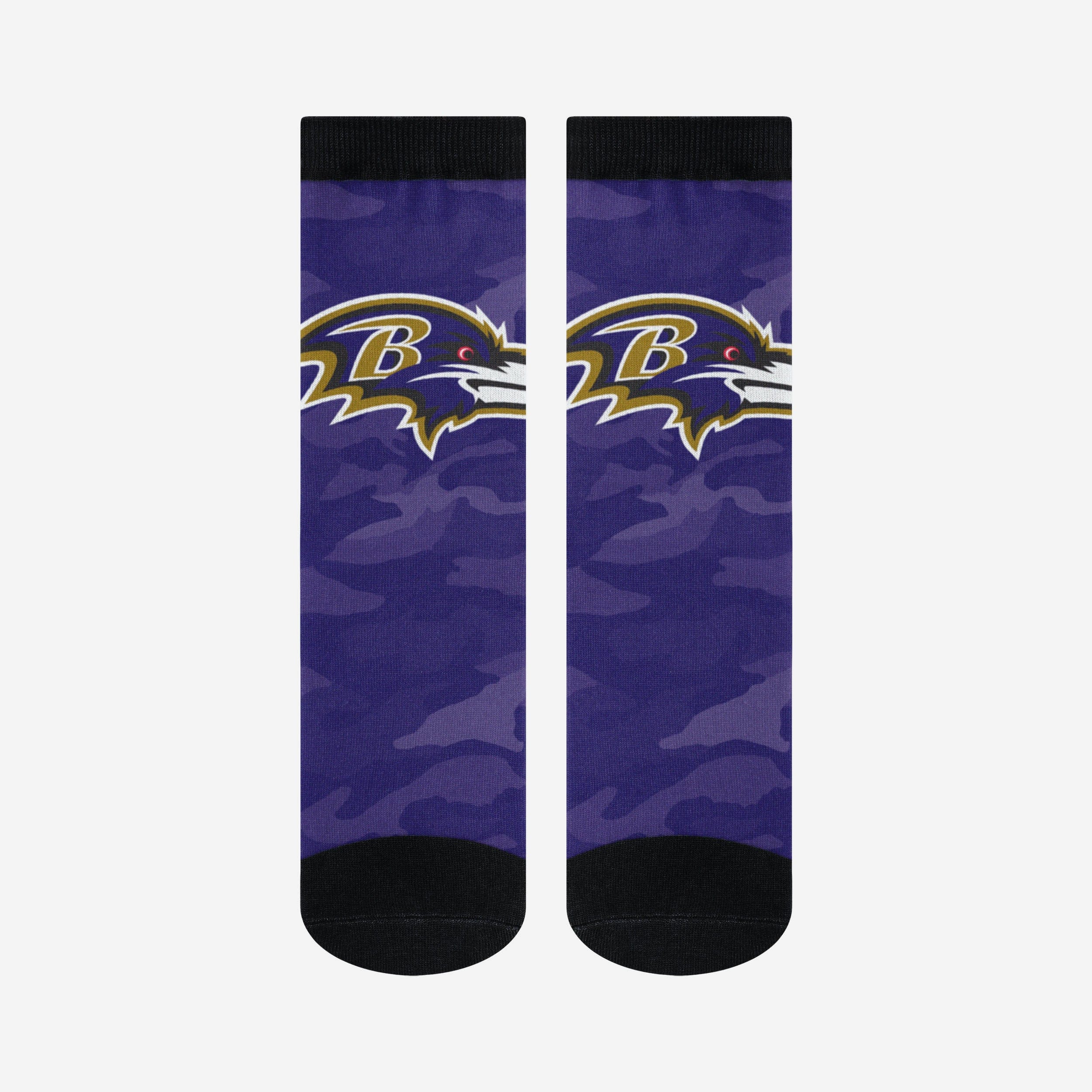 Baltimore Ravens Printed Camo Socks - Image 3
