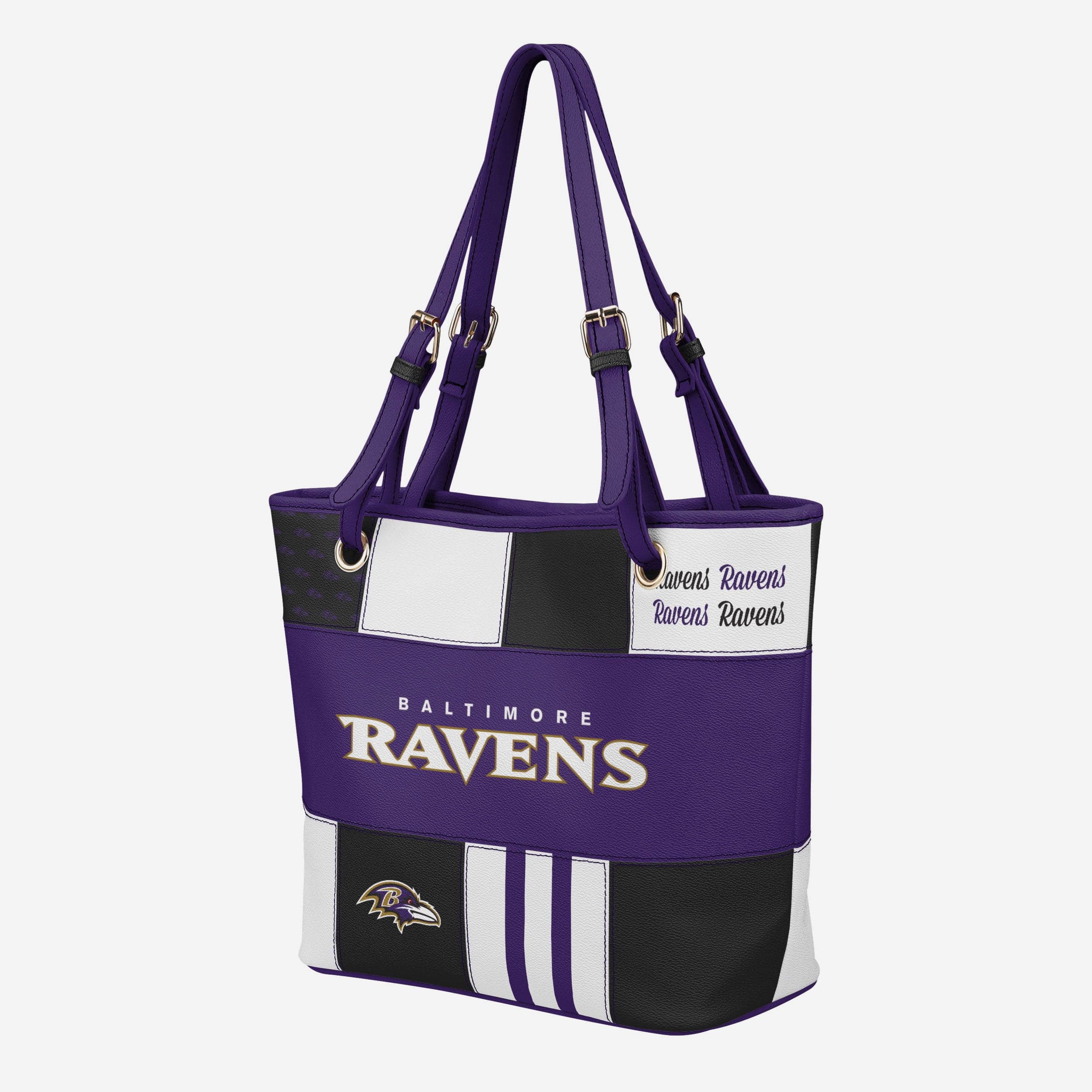 Baltimore Ravens Printed Collage Tote - Image 2