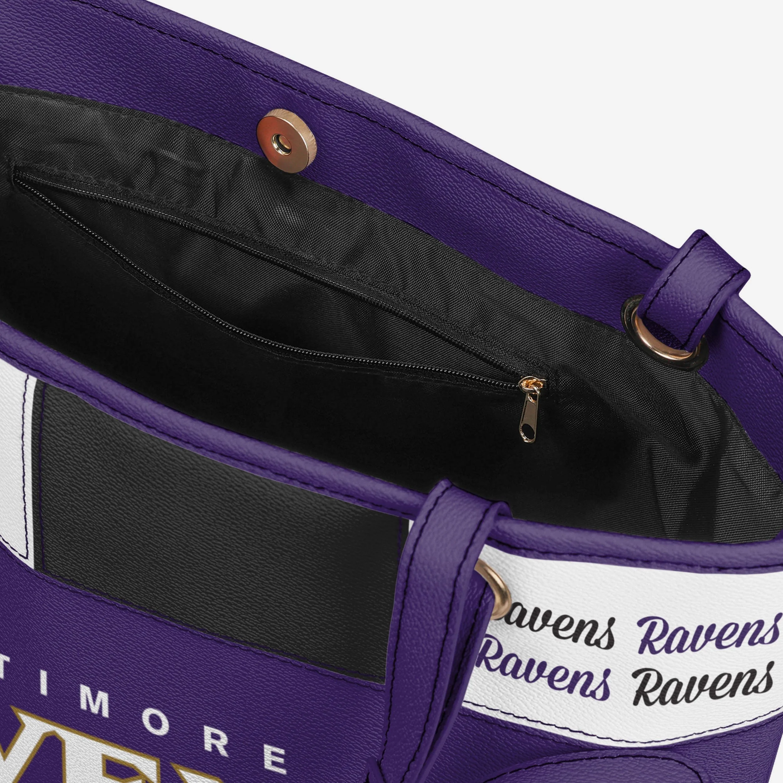 Baltimore Ravens Printed Collage Tote - Image 4