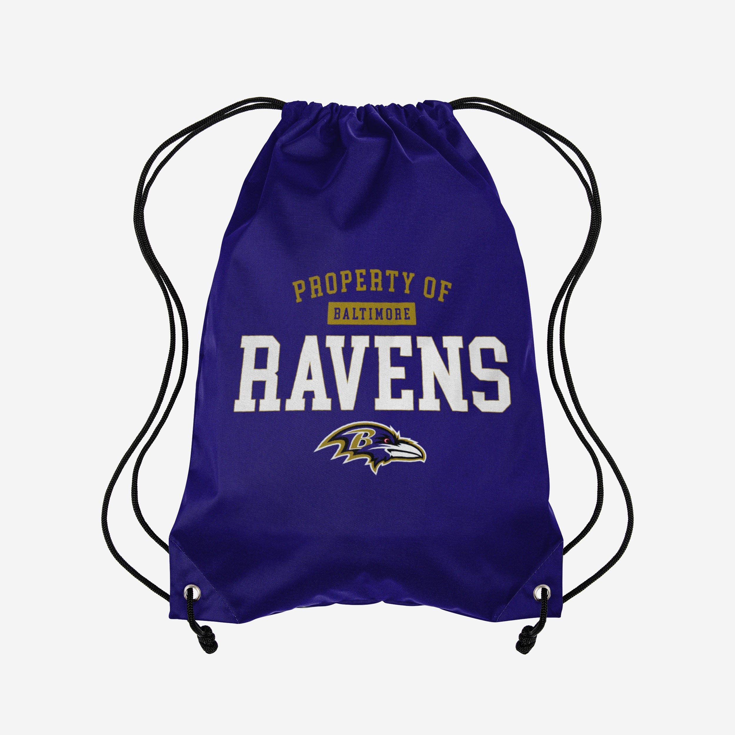 Baltimore Ravens Property Of Drawstring Backpack