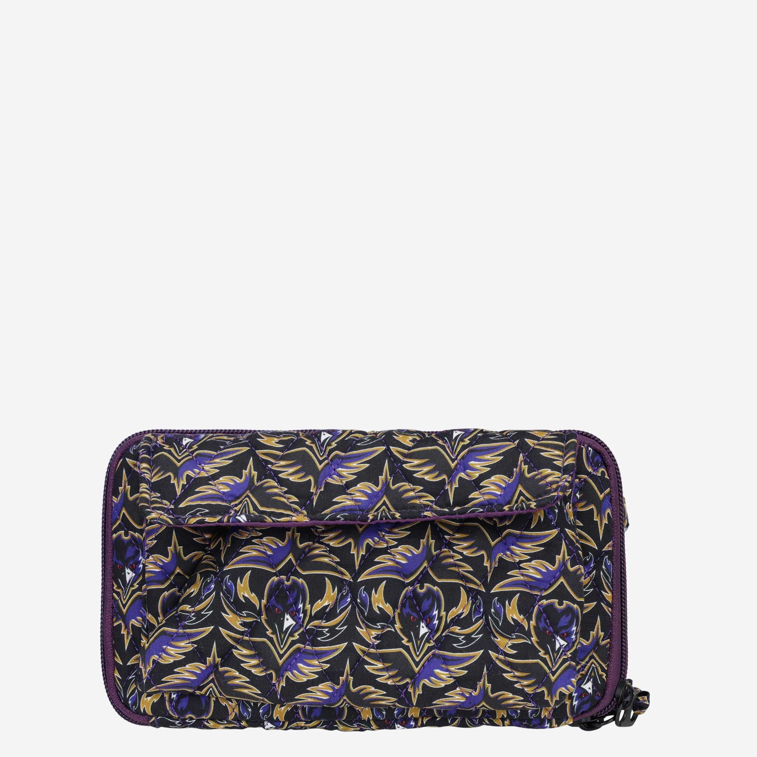 Baltimore Ravens Quilted Printed Wristlet - Image 3