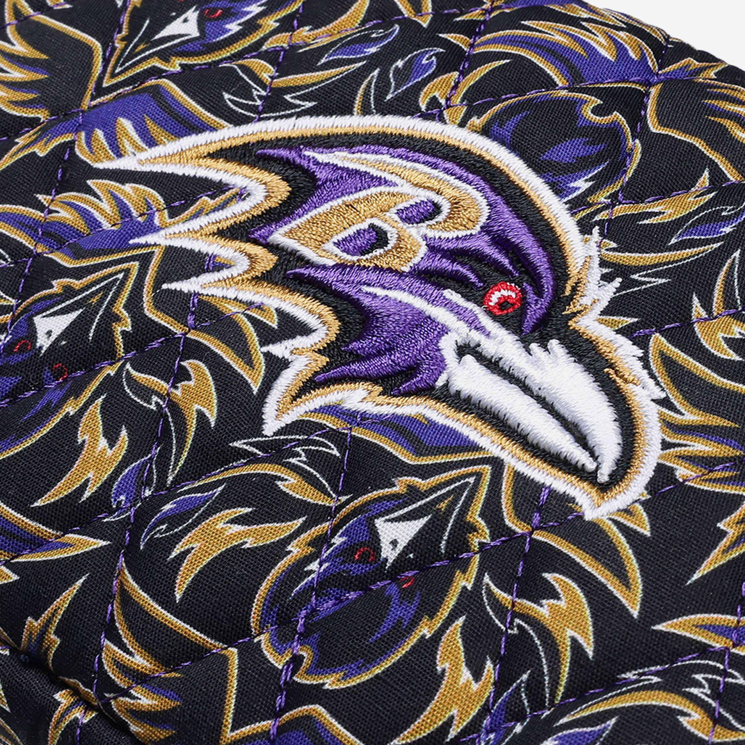Baltimore Ravens Quilted Printed Wristlet - Image 6