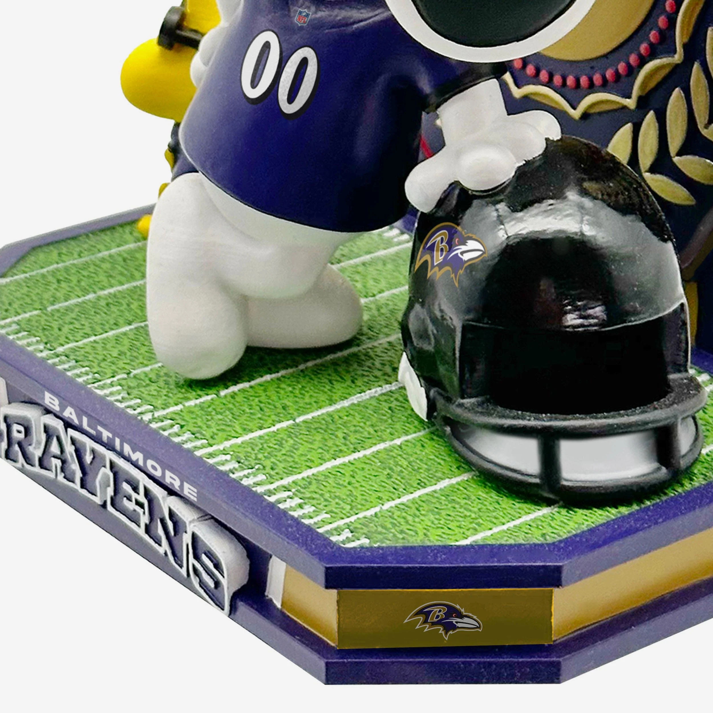 Baltimore Ravens Snoopy & Woodstock Joe Cool Peanuts Dual Bobblehead - Image 3
