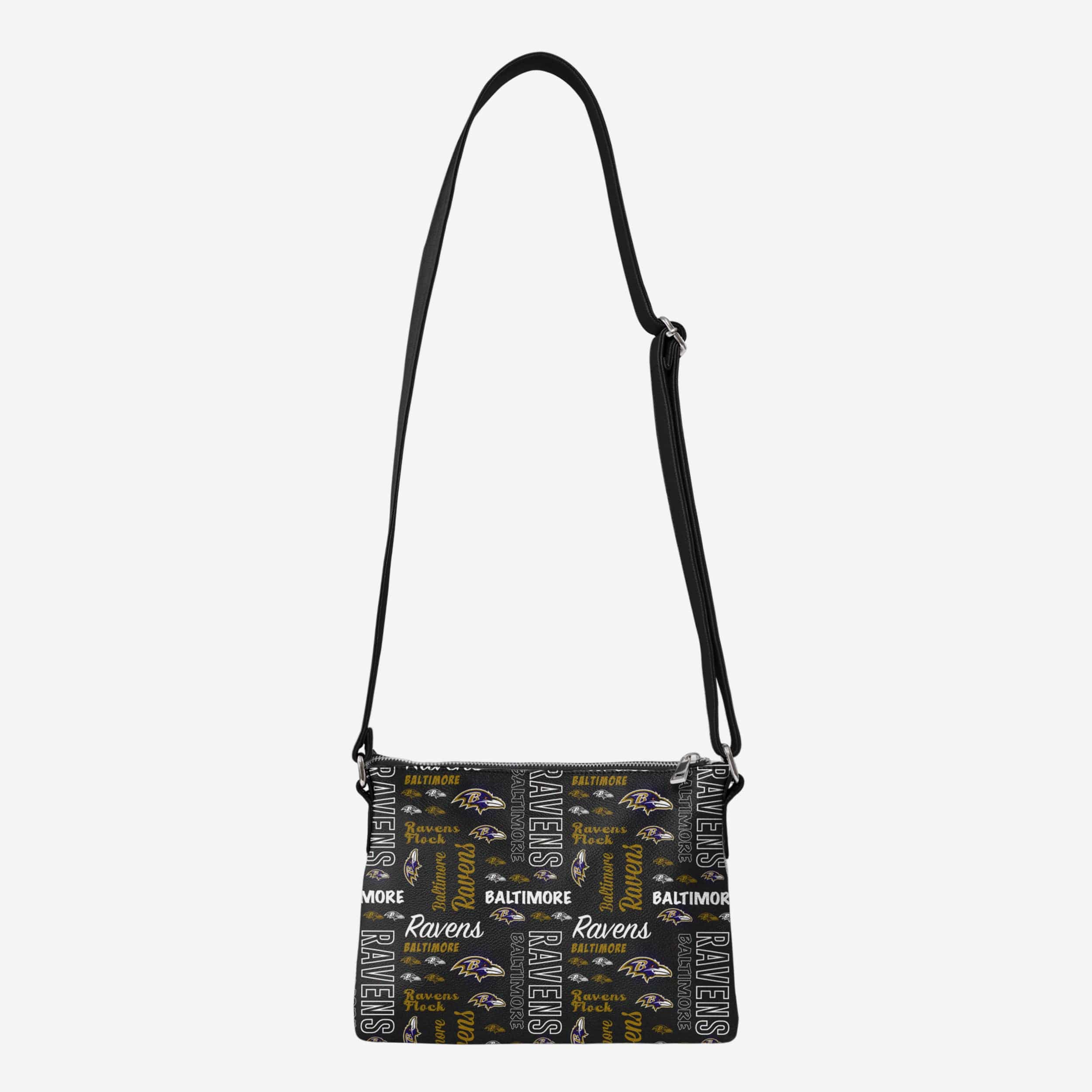 Baltimore Ravens Spirited Style Printed Collection Foldover Tote Bag - Image 5