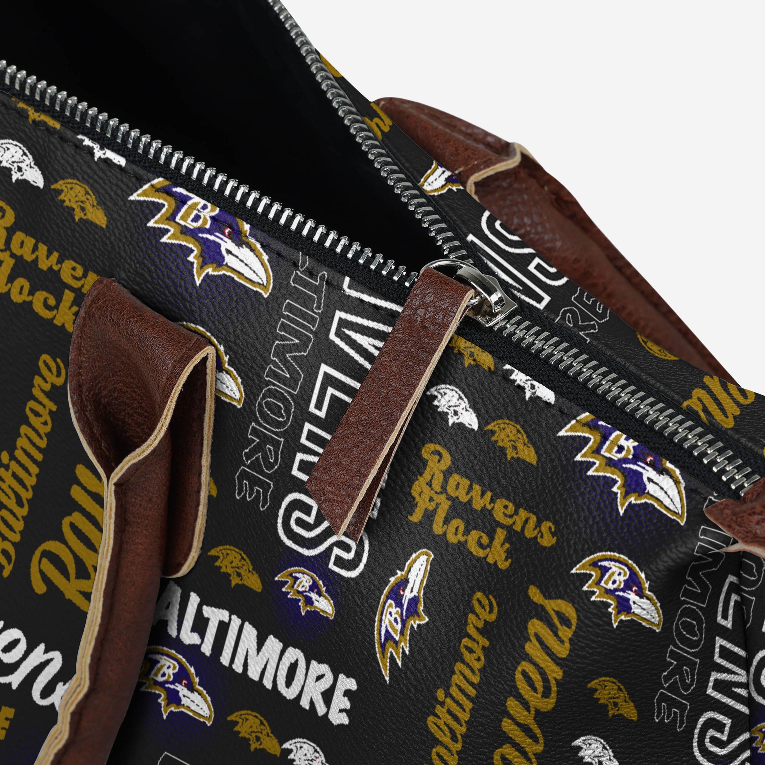 Baltimore Ravens Spirited Style Printed Collection Tote Bag - Image 4