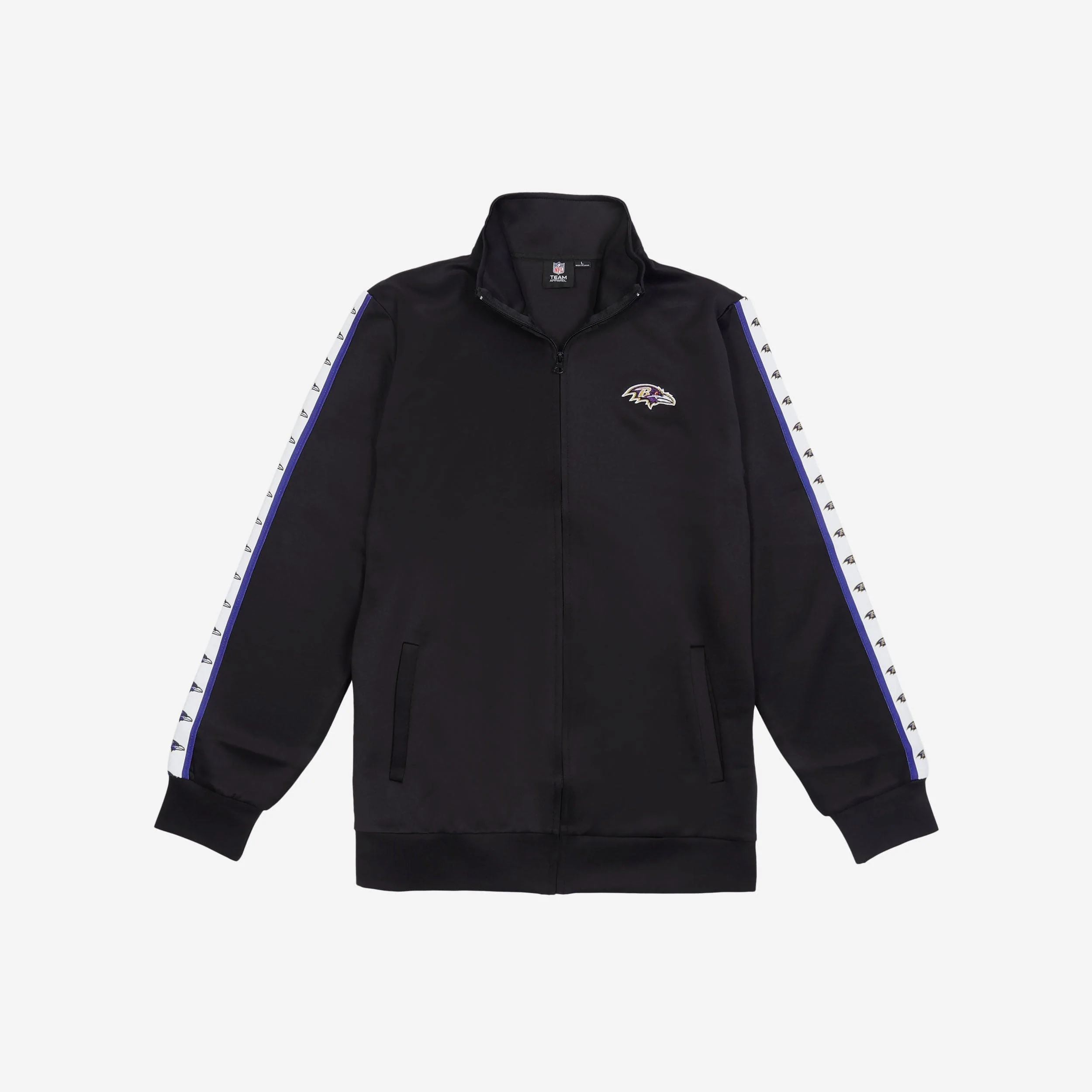 Baltimore Ravens Stripe Logo Track Jacket - Image 6