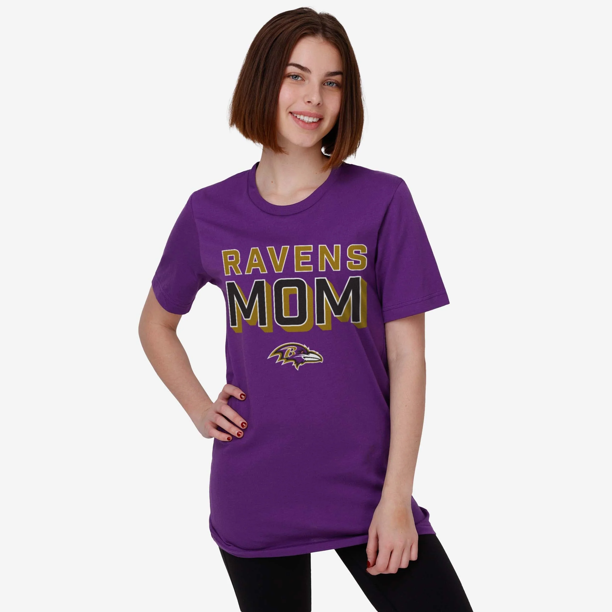 Baltimore Ravens Team Mom T-Shirt - Image 2