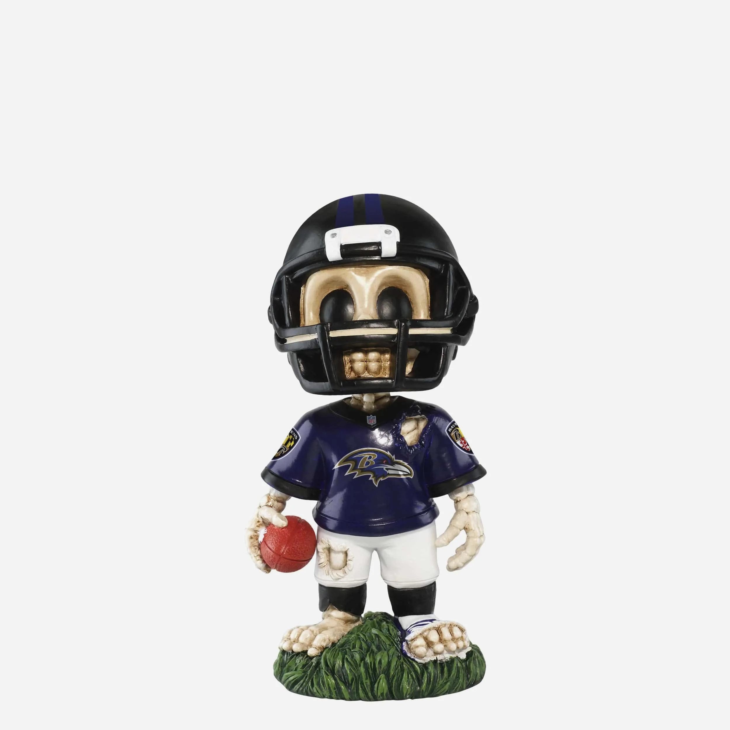 Baltimore Ravens Team Skull Mini Bobblehead