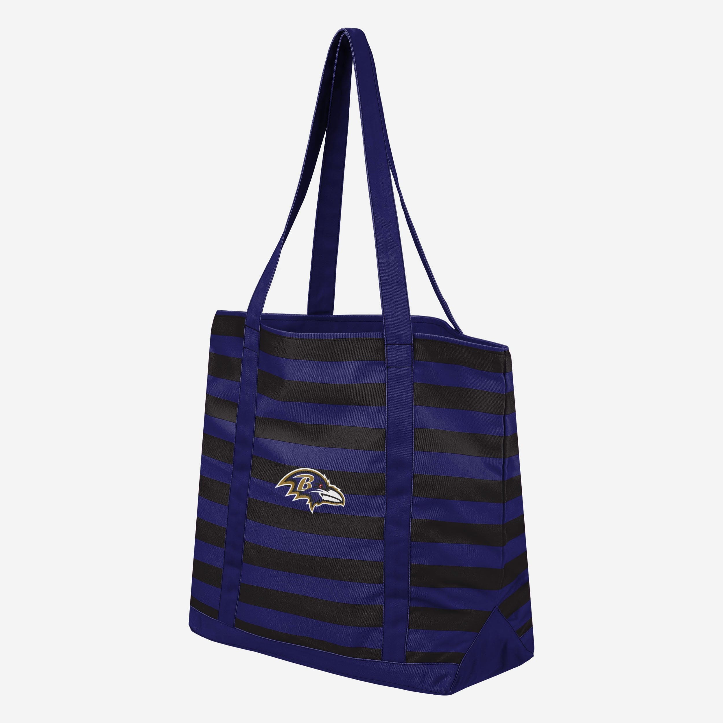 Baltimore Ravens Team Stripe Canvas Tote Bag - Image 2