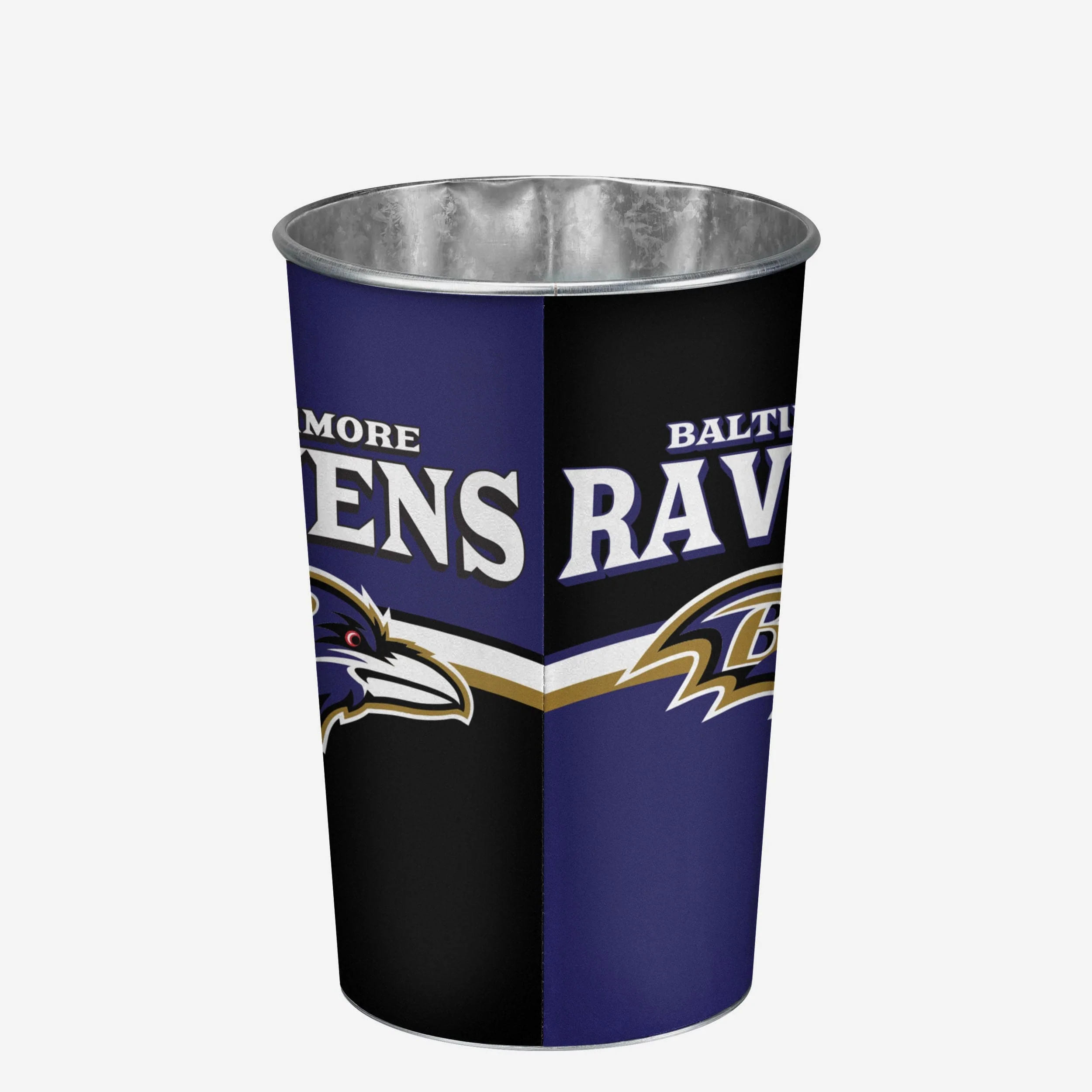 Baltimore Ravens Team Stripe Trash Can - Image 3