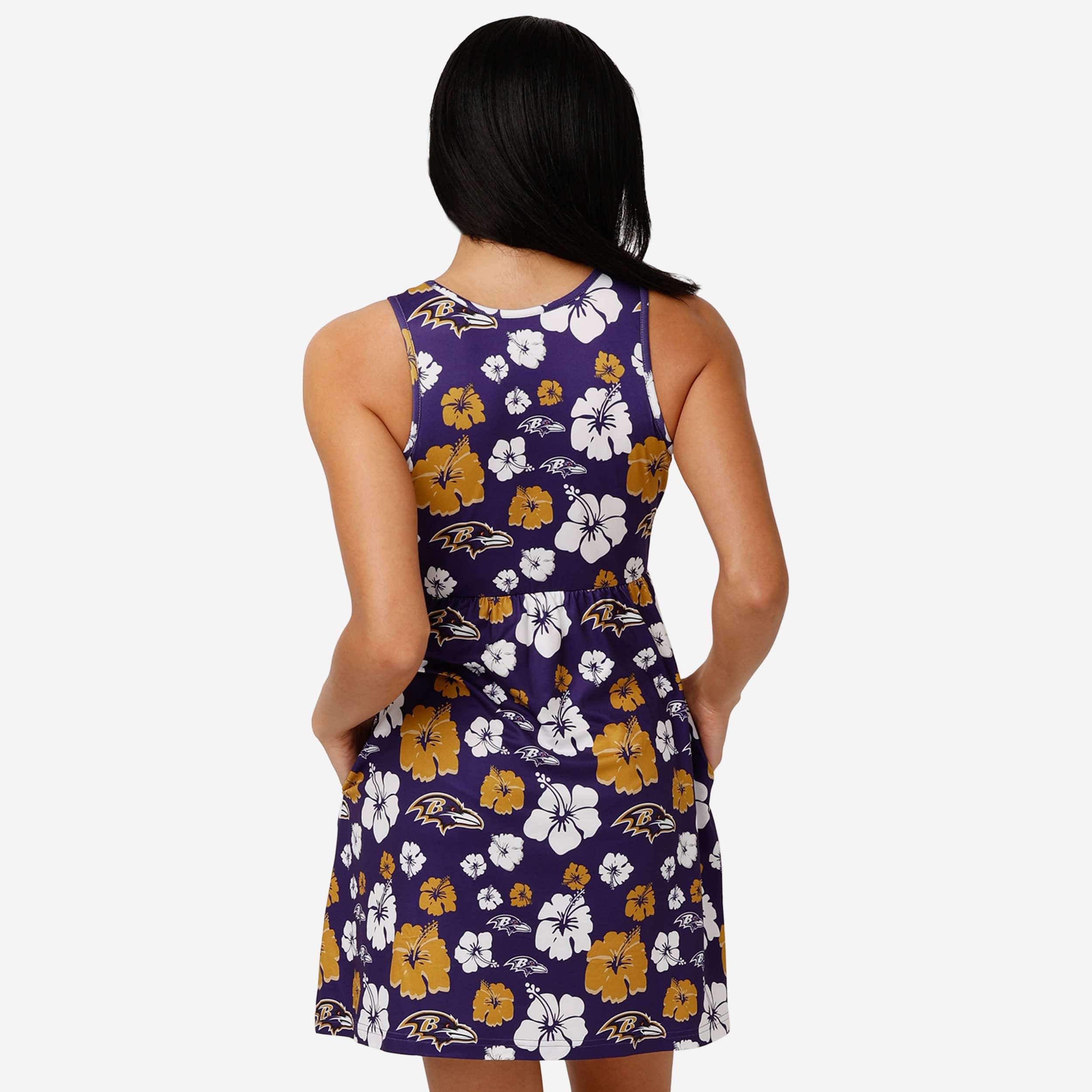 Baltimore Ravens Womens Fan Favorite Floral Sundress - Image 2