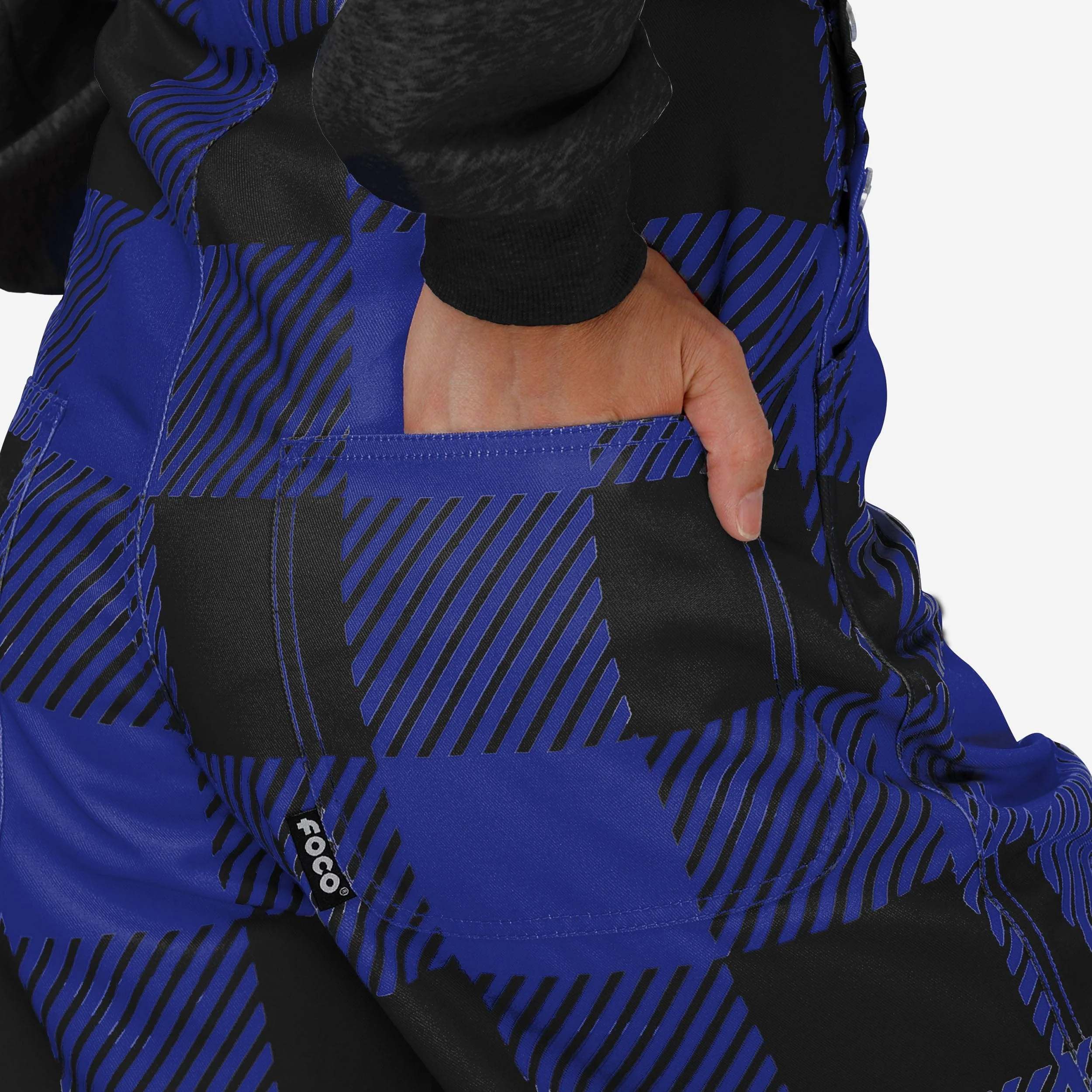 Baltimore Ravens Womens Plaid Bib Overalls - Image 6