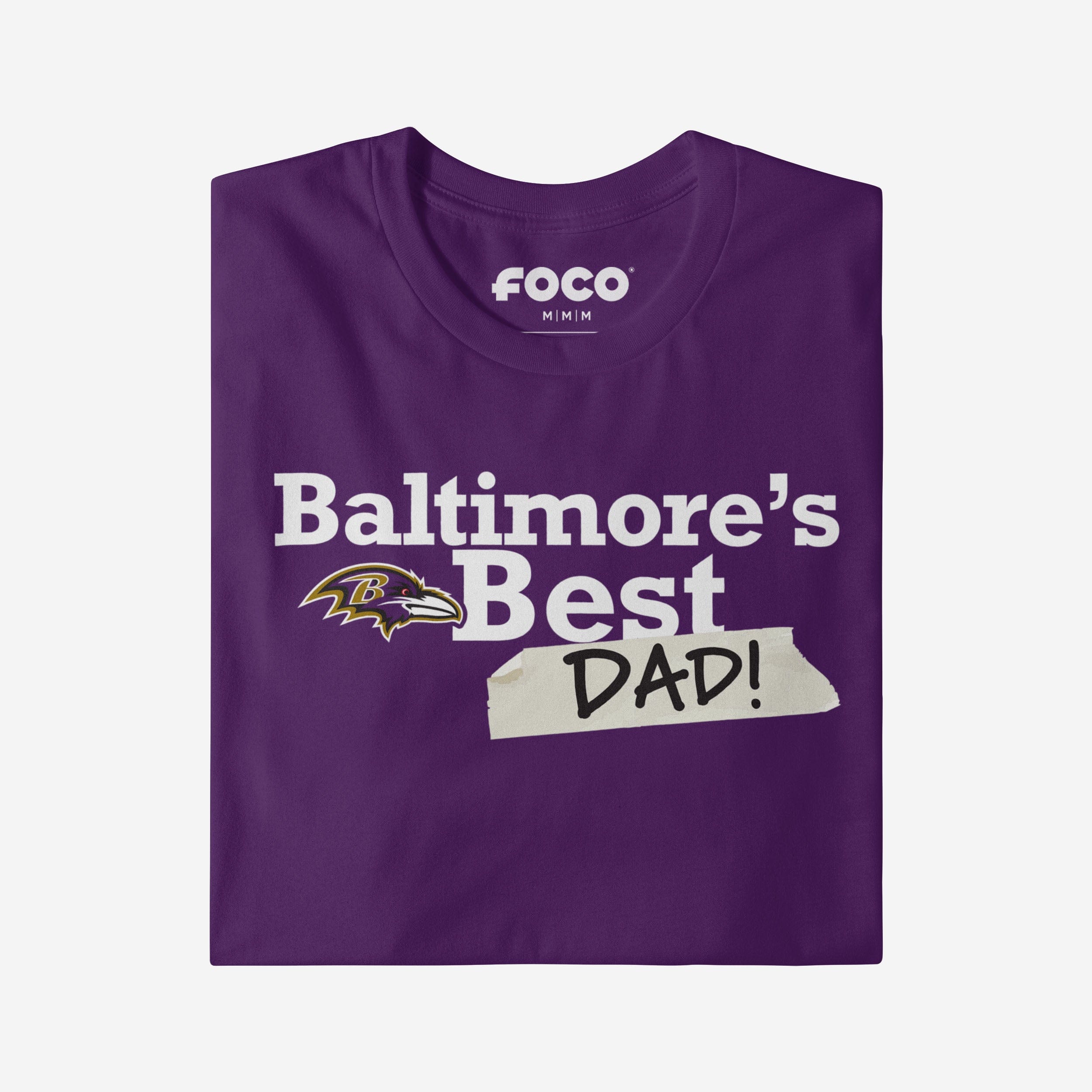 Baltimore Ravens World's Best Dad T-Shirt - Image 3