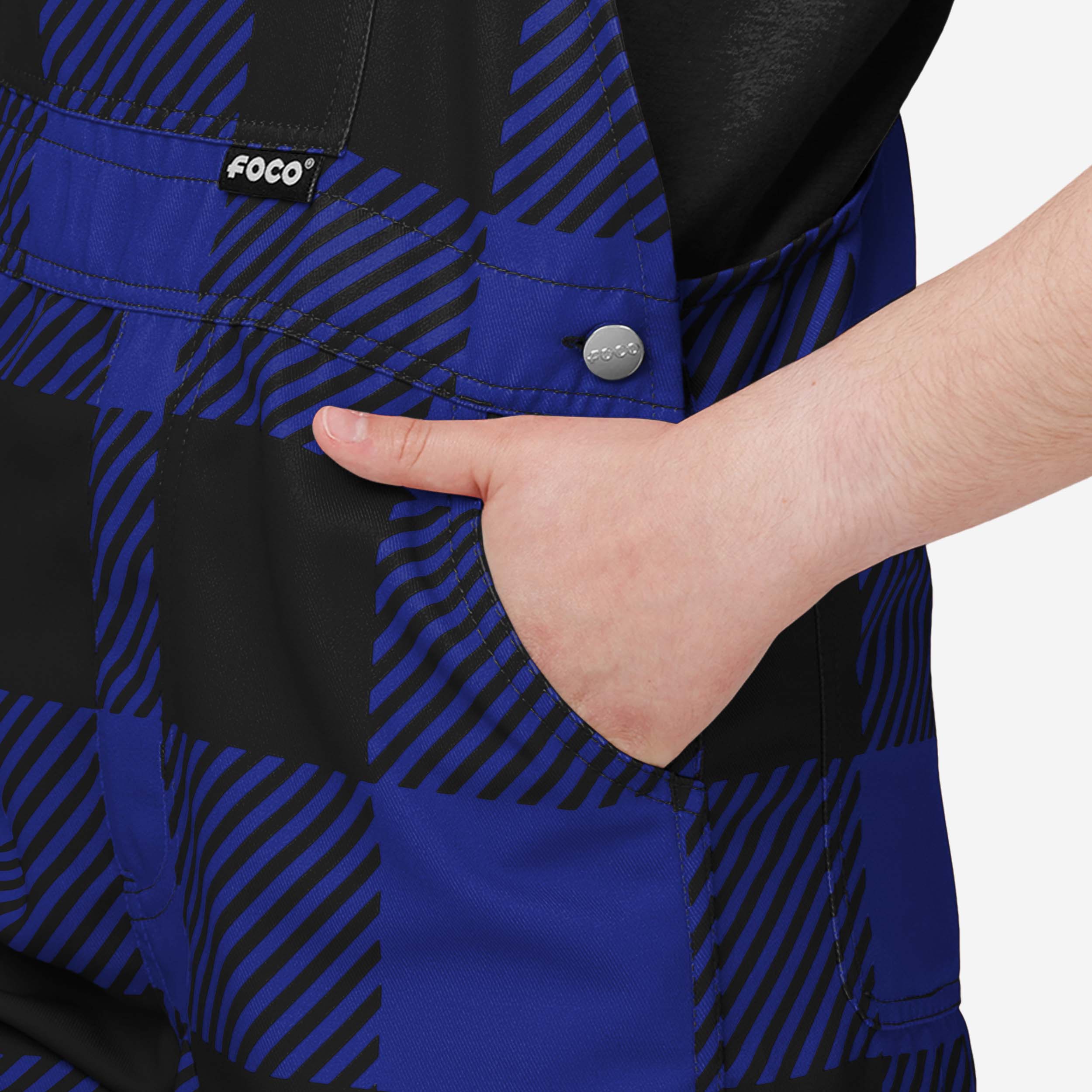 Baltimore Ravens Youth Plaid Bib Overalls - Image 5