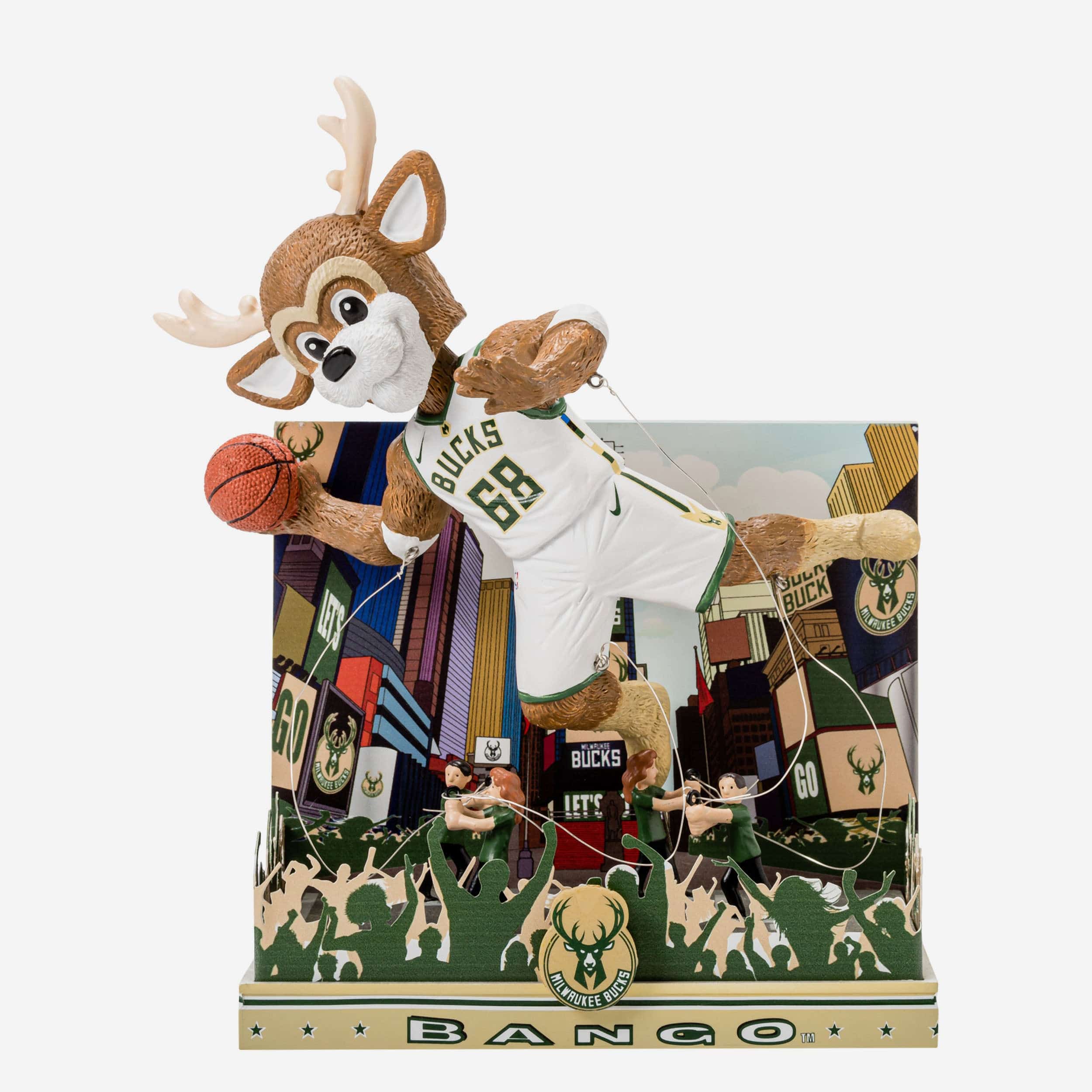 Bango Milwaukee Bucks Thanksgiving Mascot Bobblehead