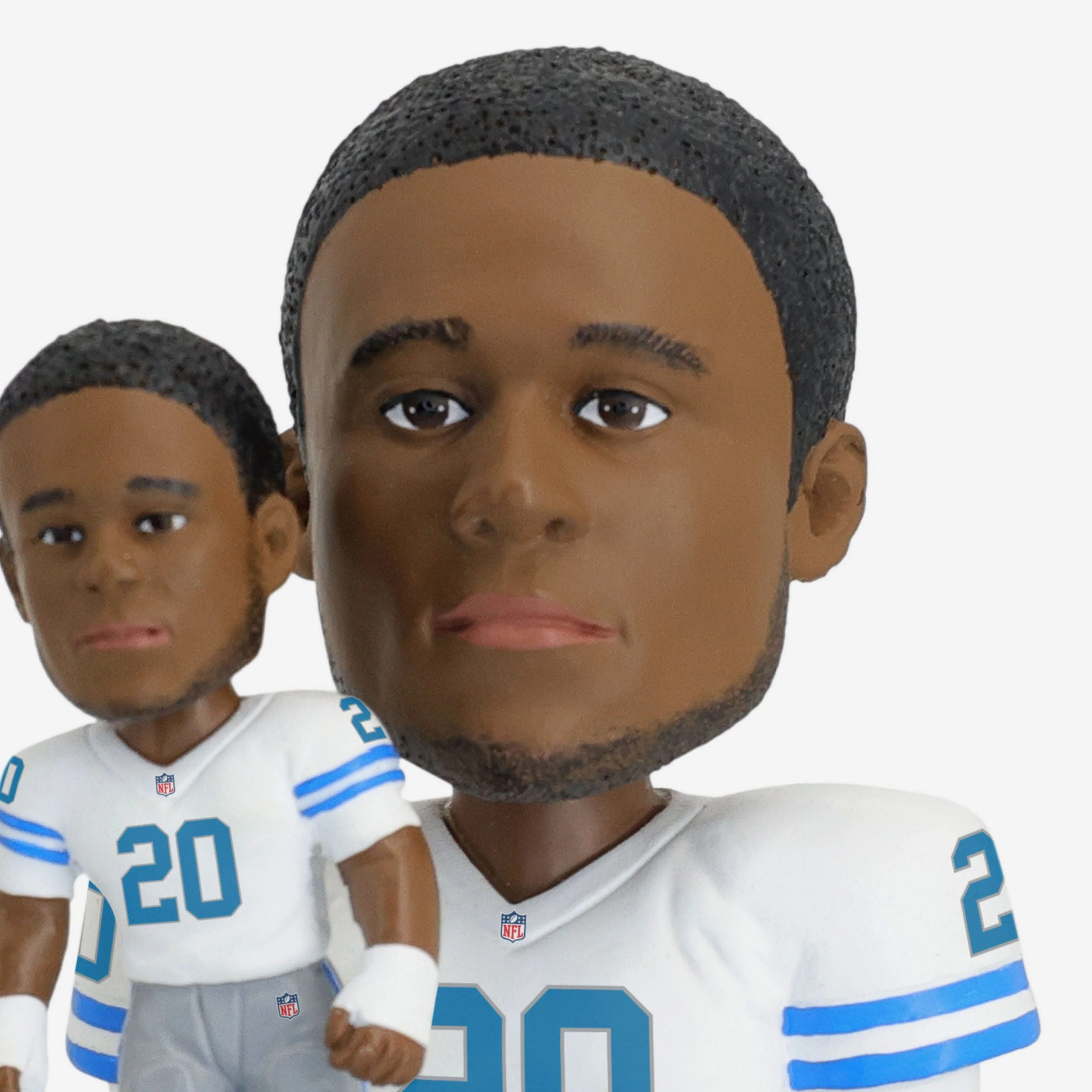Barry Sanders Detroit Lions Bobble Dubblz Bobblehead - Image 2