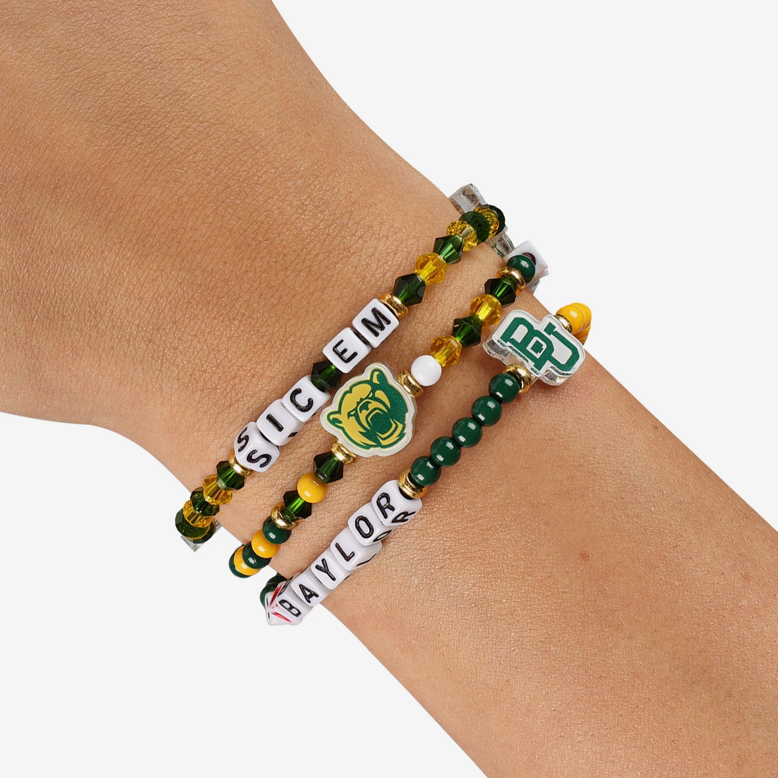 Baylor Bears 3 Pack Friendship Bracelet - Image 4