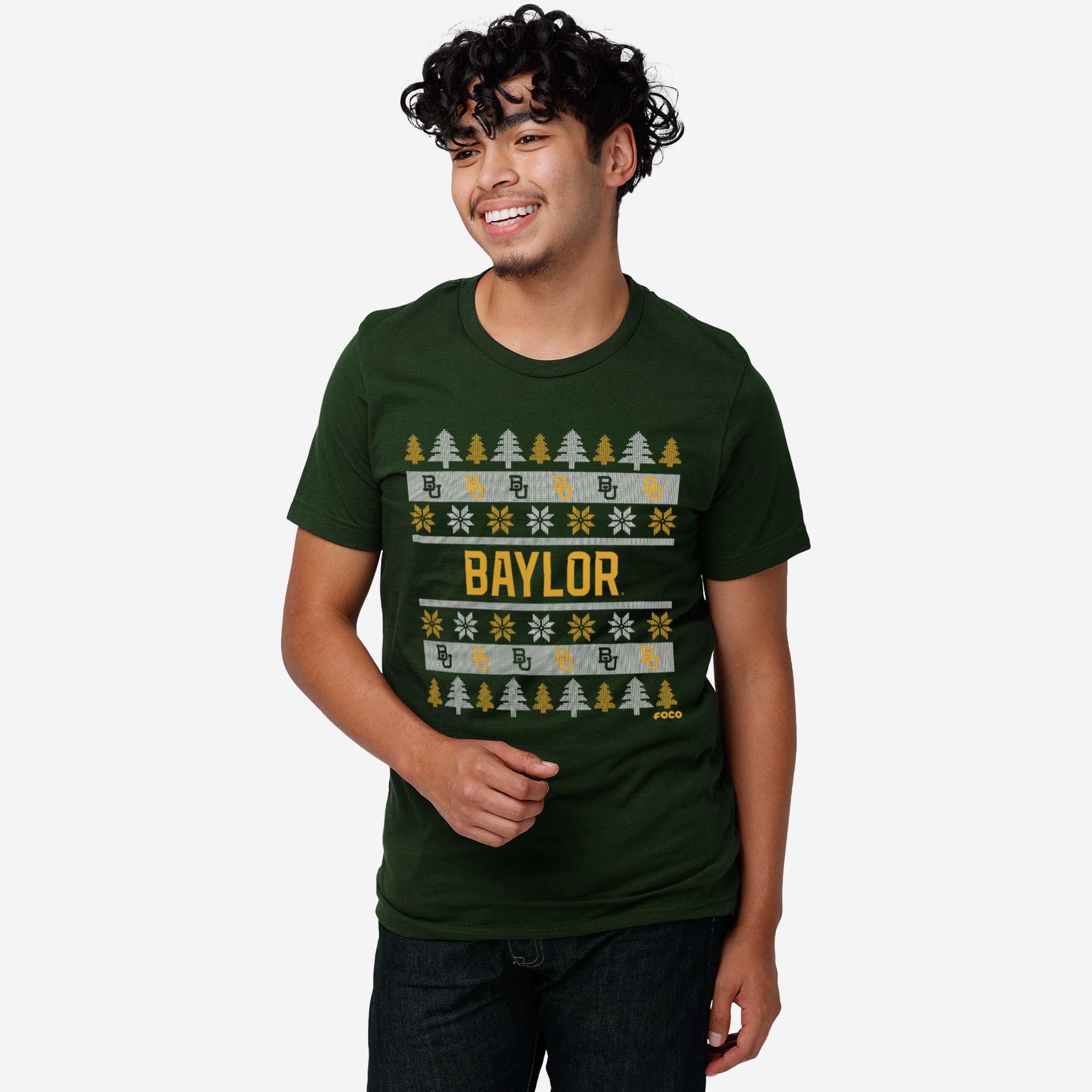 Baylor Bears Holiday Sweater T-Shirt - Image 2