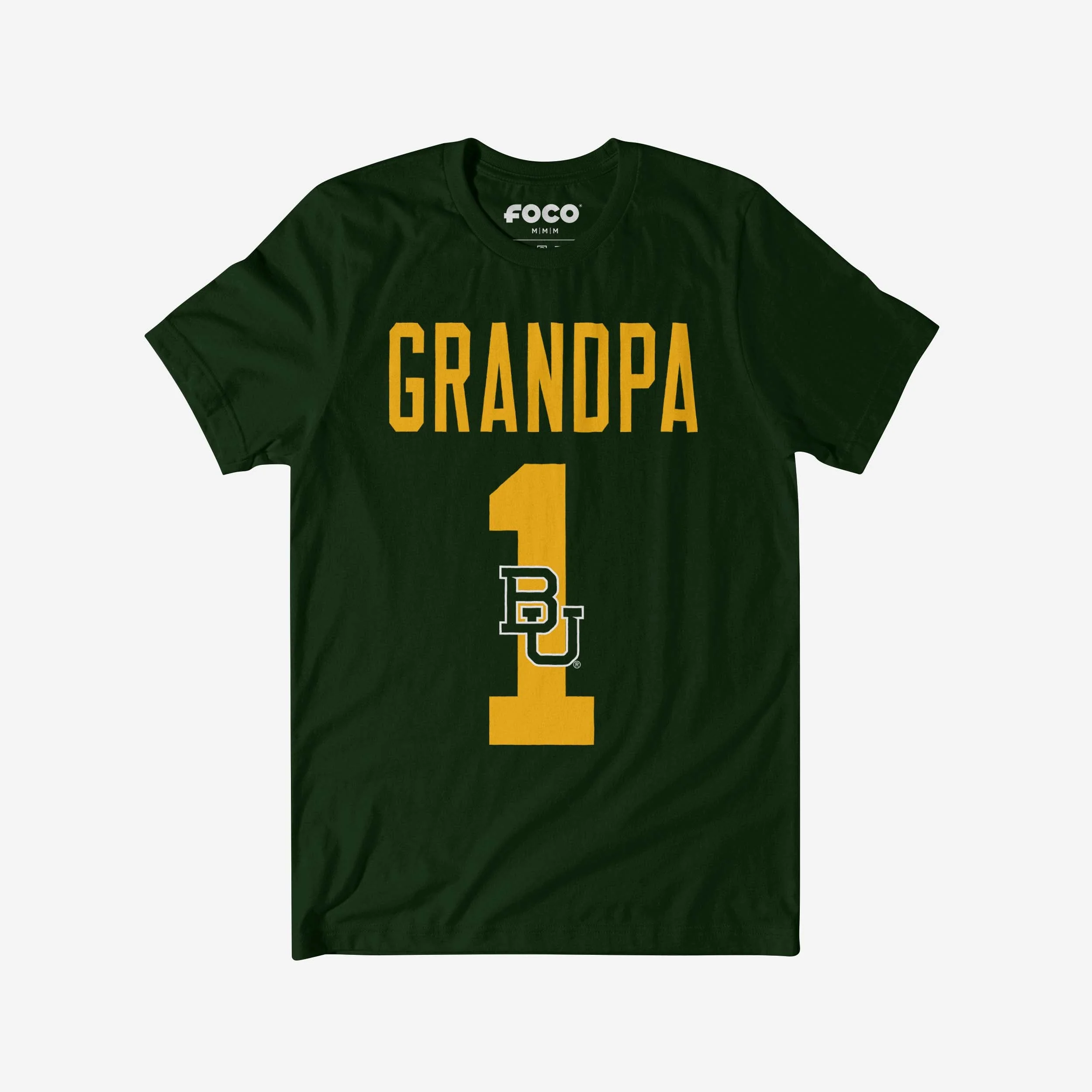 Baylor Bears Number 1 Grandpa T-Shirt