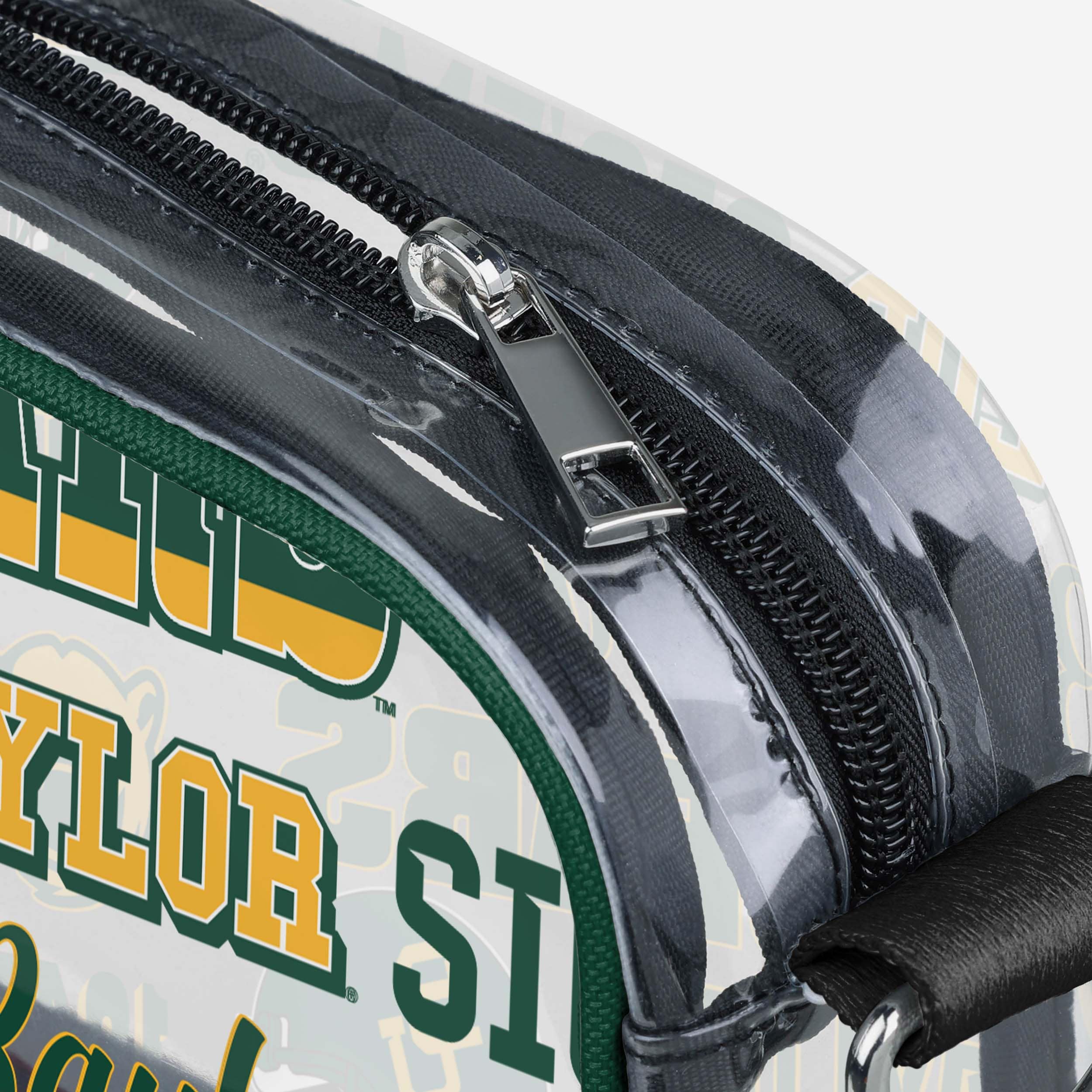 Baylor Bears Repeat Retro Print Clear Crossbody Bag - Image 4
