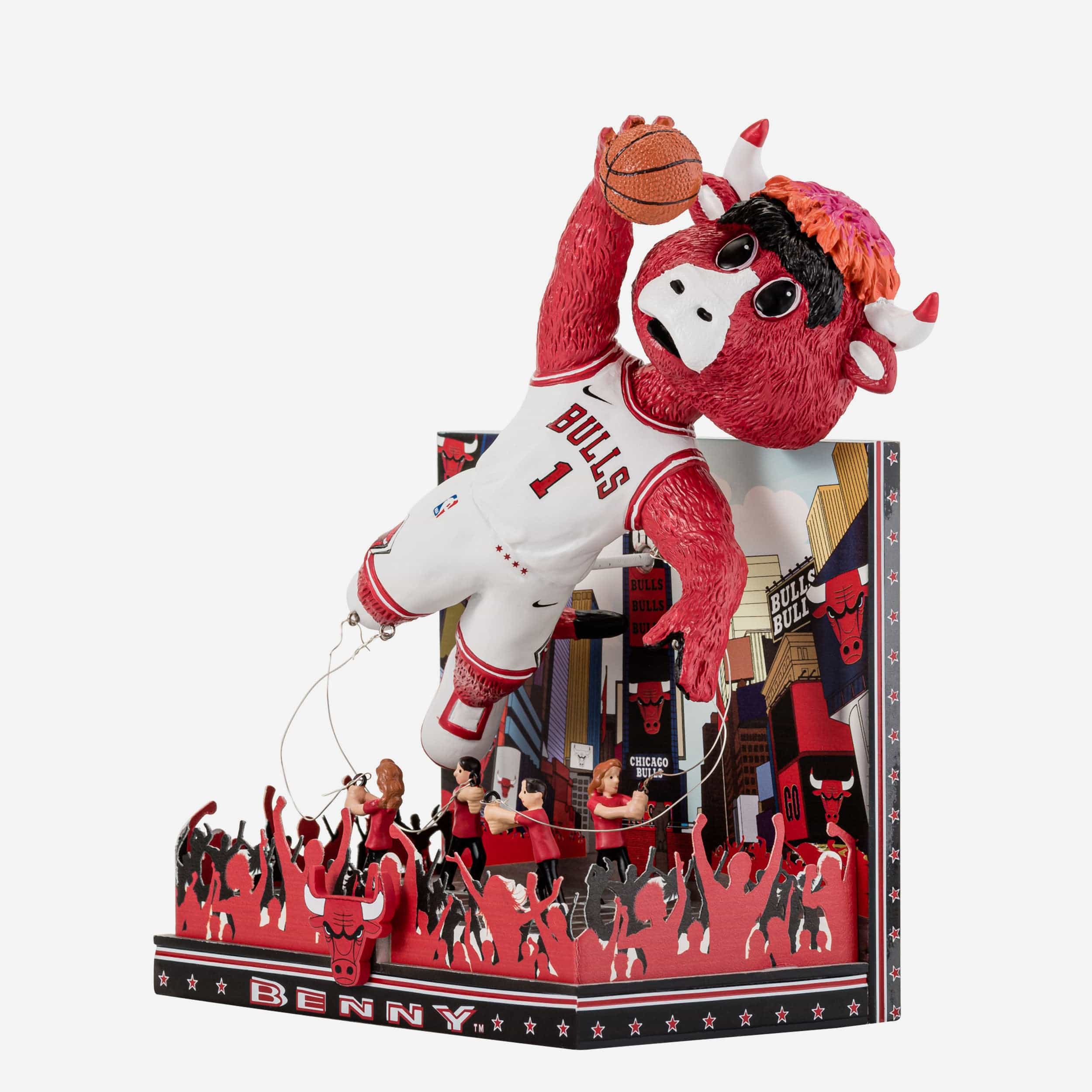 Benny The Bull Chicago Bulls Thanksgiving Mascot Bobblehead - Image 4