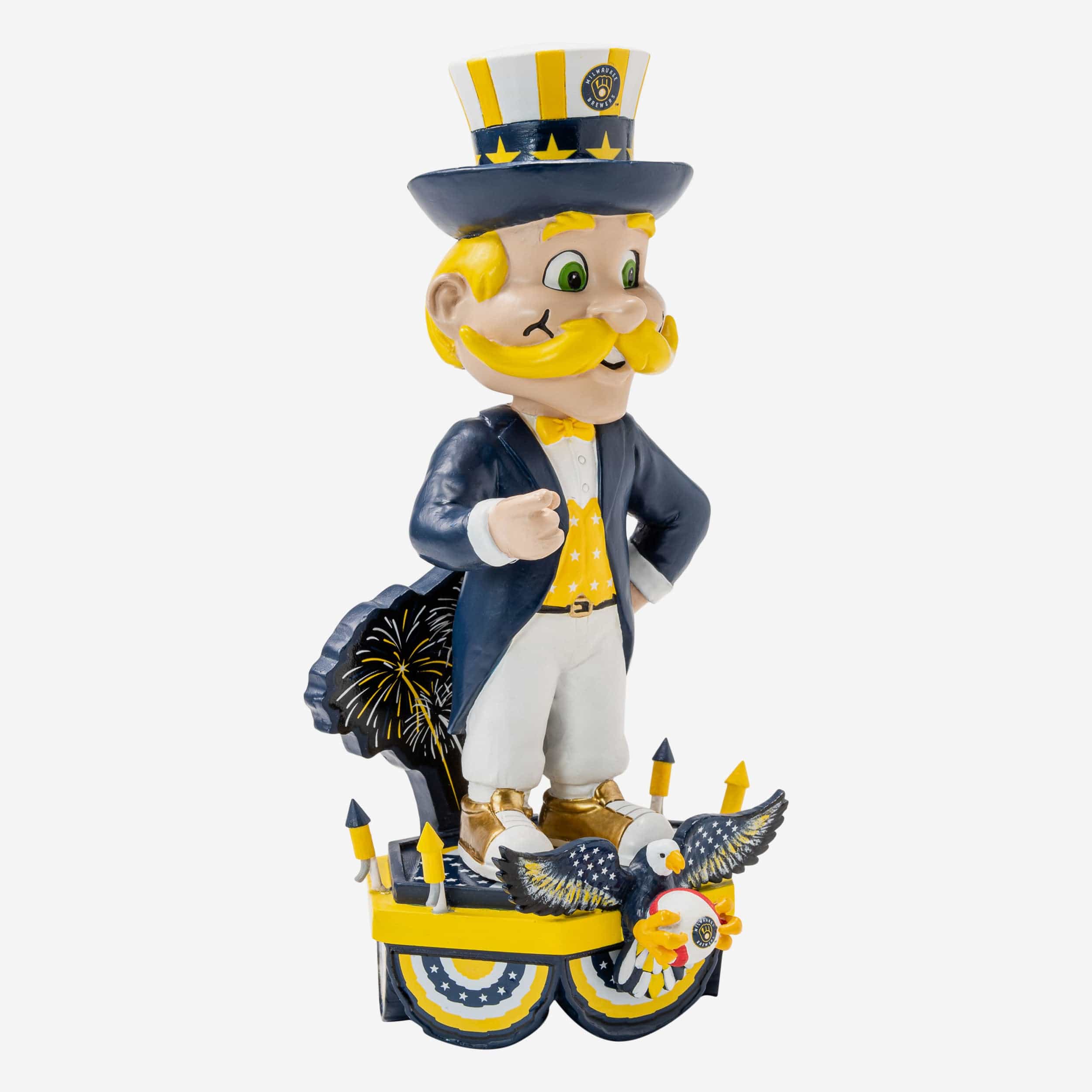 Bernie Brewer Milwaukee Brewers Americana Mascot Bobblehead - Image 4