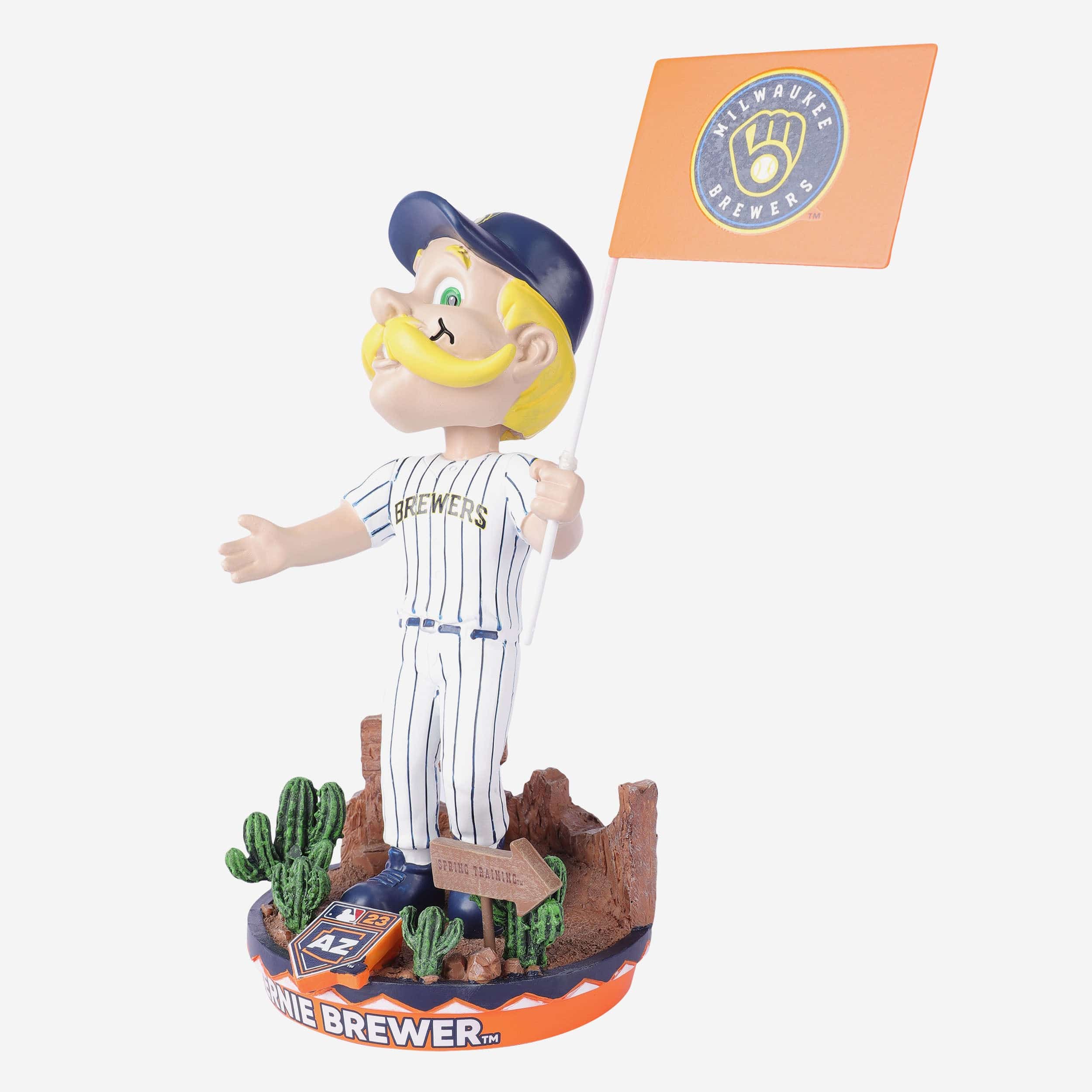 Bernie Brewer Milwaukee Brewers Cactus League Mascot Bobblehead - Image 4