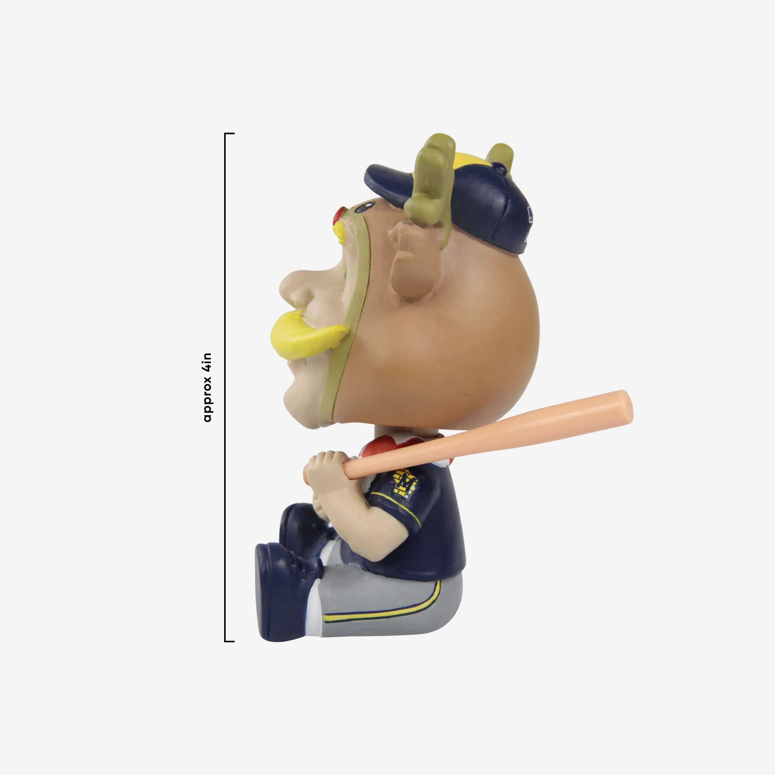 Bernie Brewer Milwaukee Brewers Christmas Mascot Bobble Bro Mini Bobblehead - Image 3