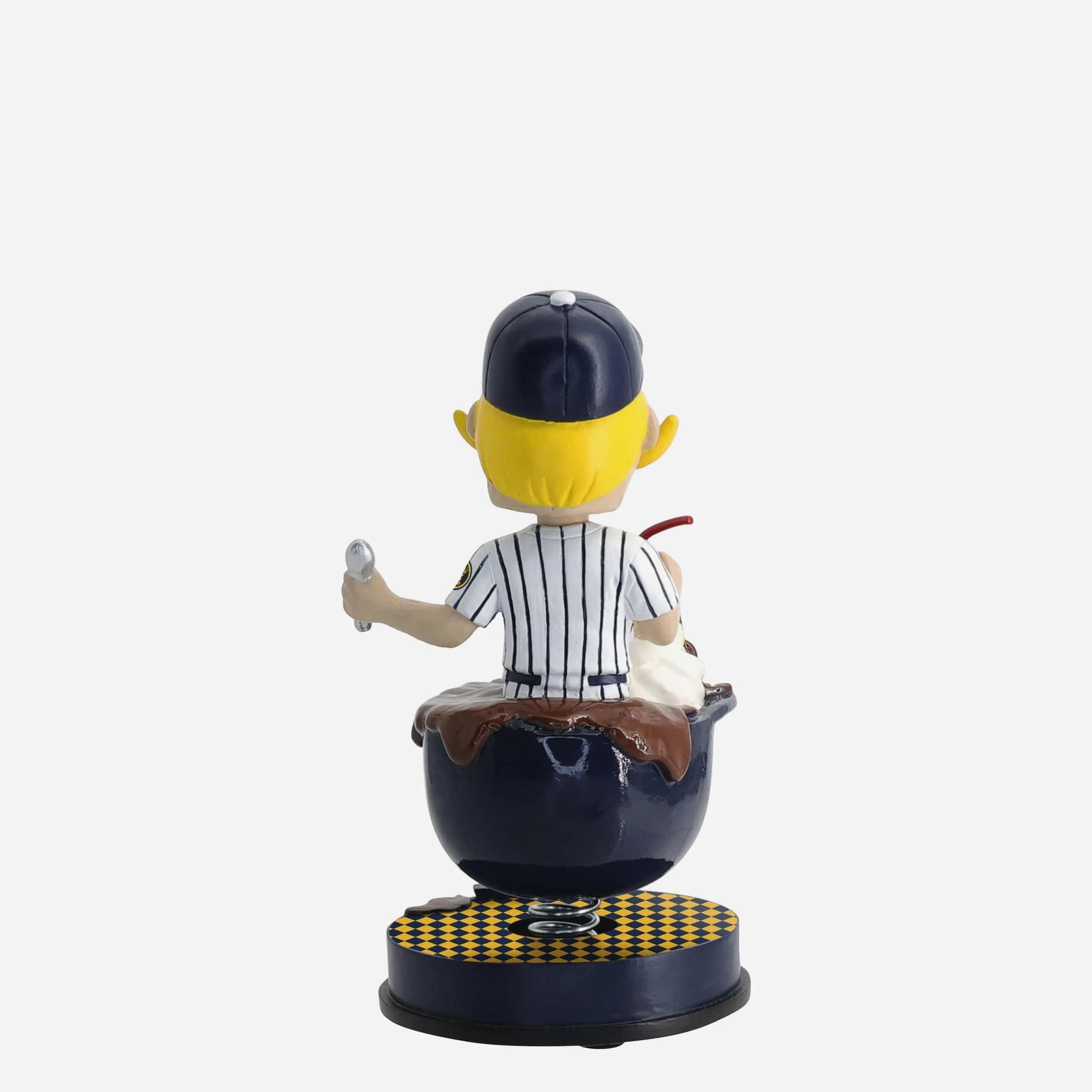 Bernie Brewer Milwaukee Brewers Ice Cream Helmet Mascot Bobblehead - Image 5