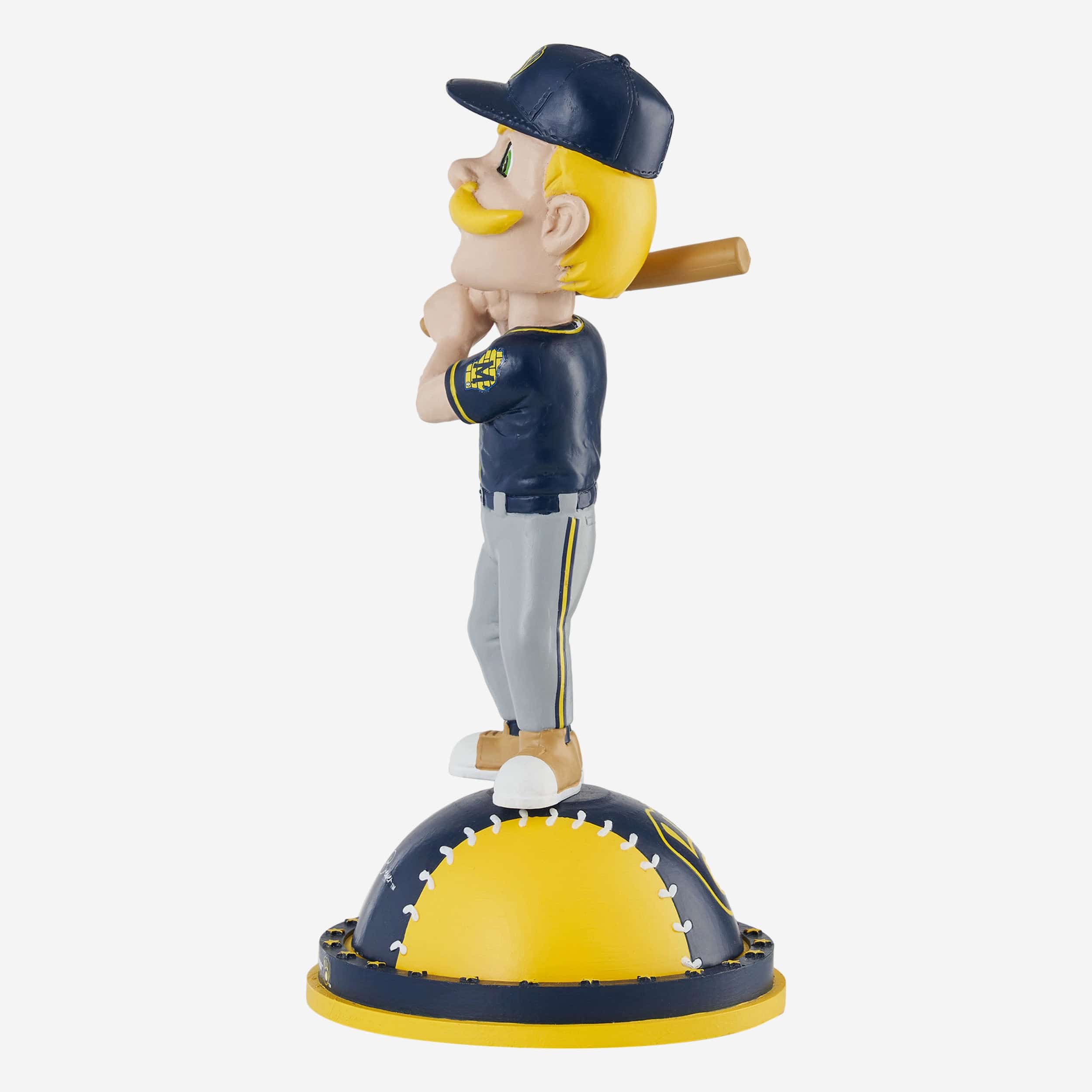 Bernie Brewer Milwaukee Brewers Magnetic Stadium Base Mascot Bobblehead - Image 5