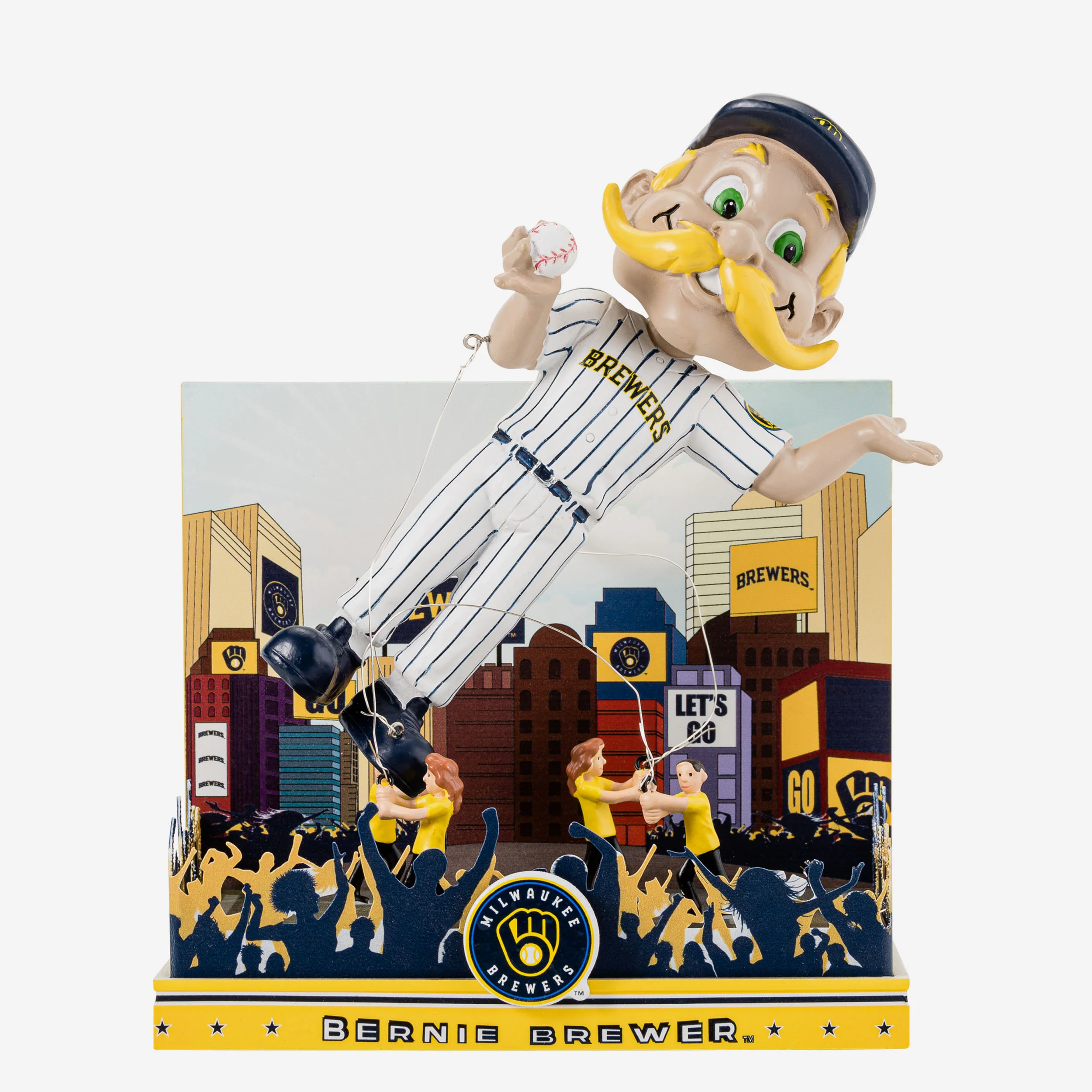 Bernie Brewer Milwaukee Brewers Thanksgiving Mascot Bobblehead