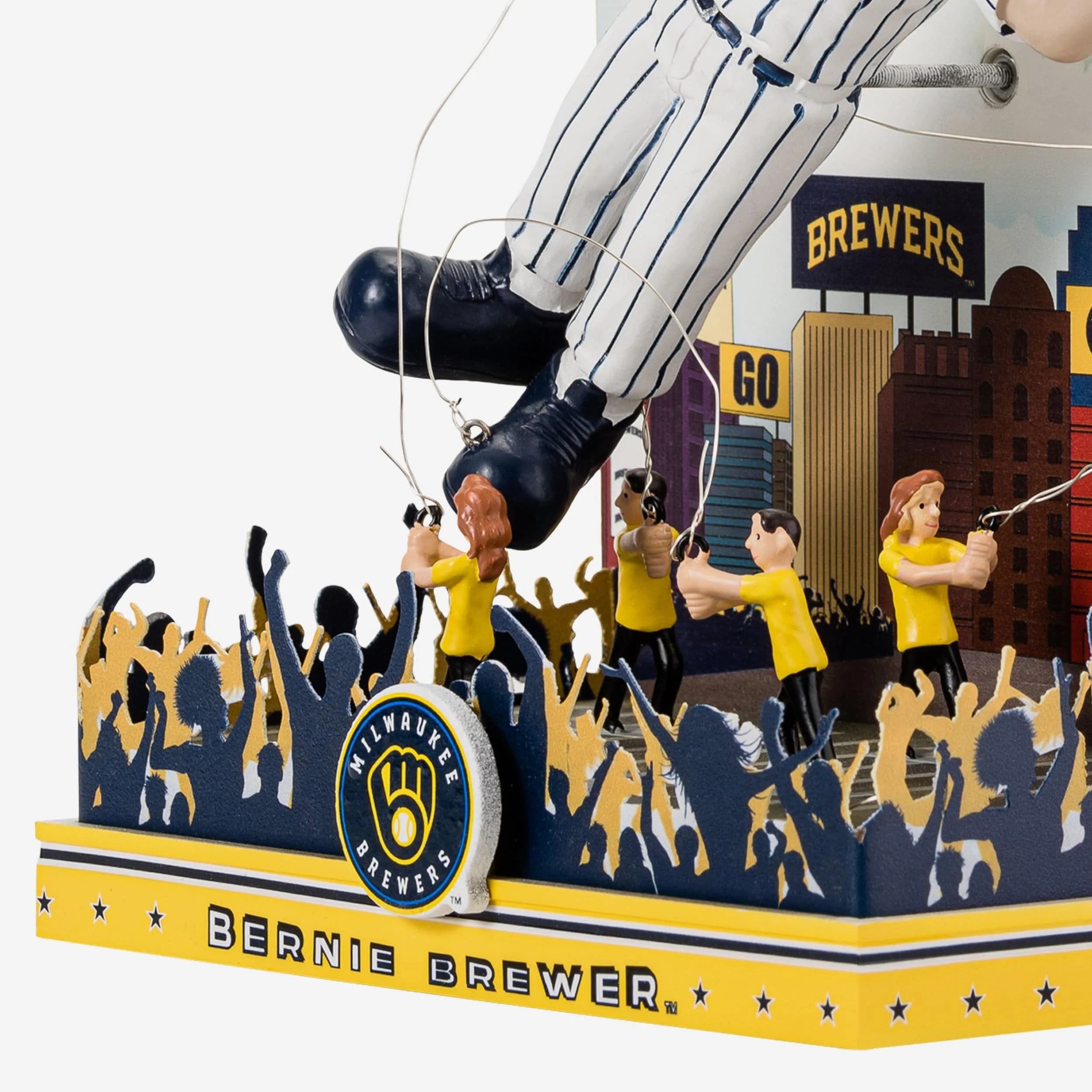 Bernie Brewer Milwaukee Brewers Thanksgiving Mascot Bobblehead - Image 3