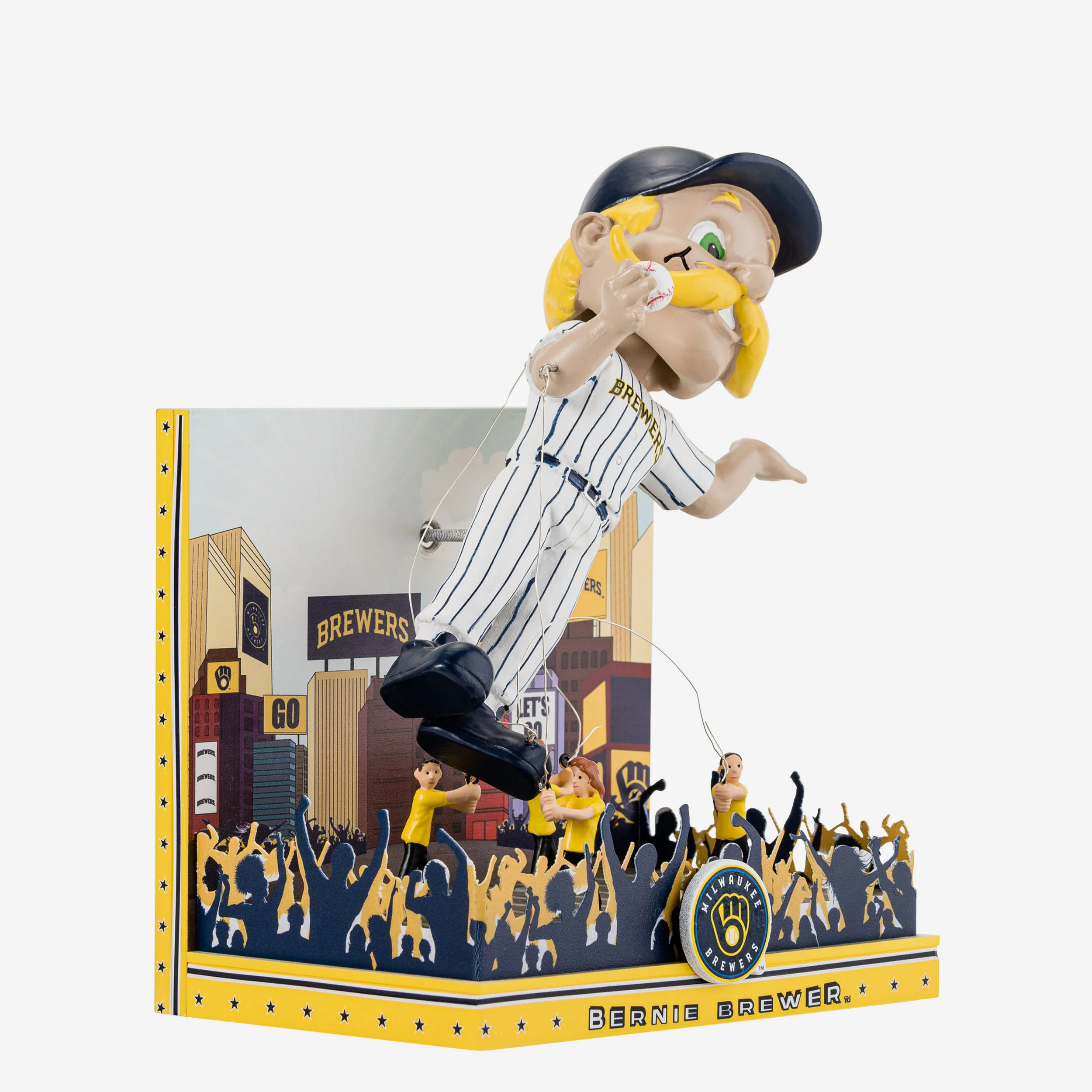 Bernie Brewer Milwaukee Brewers Thanksgiving Mascot Bobblehead - Image 4