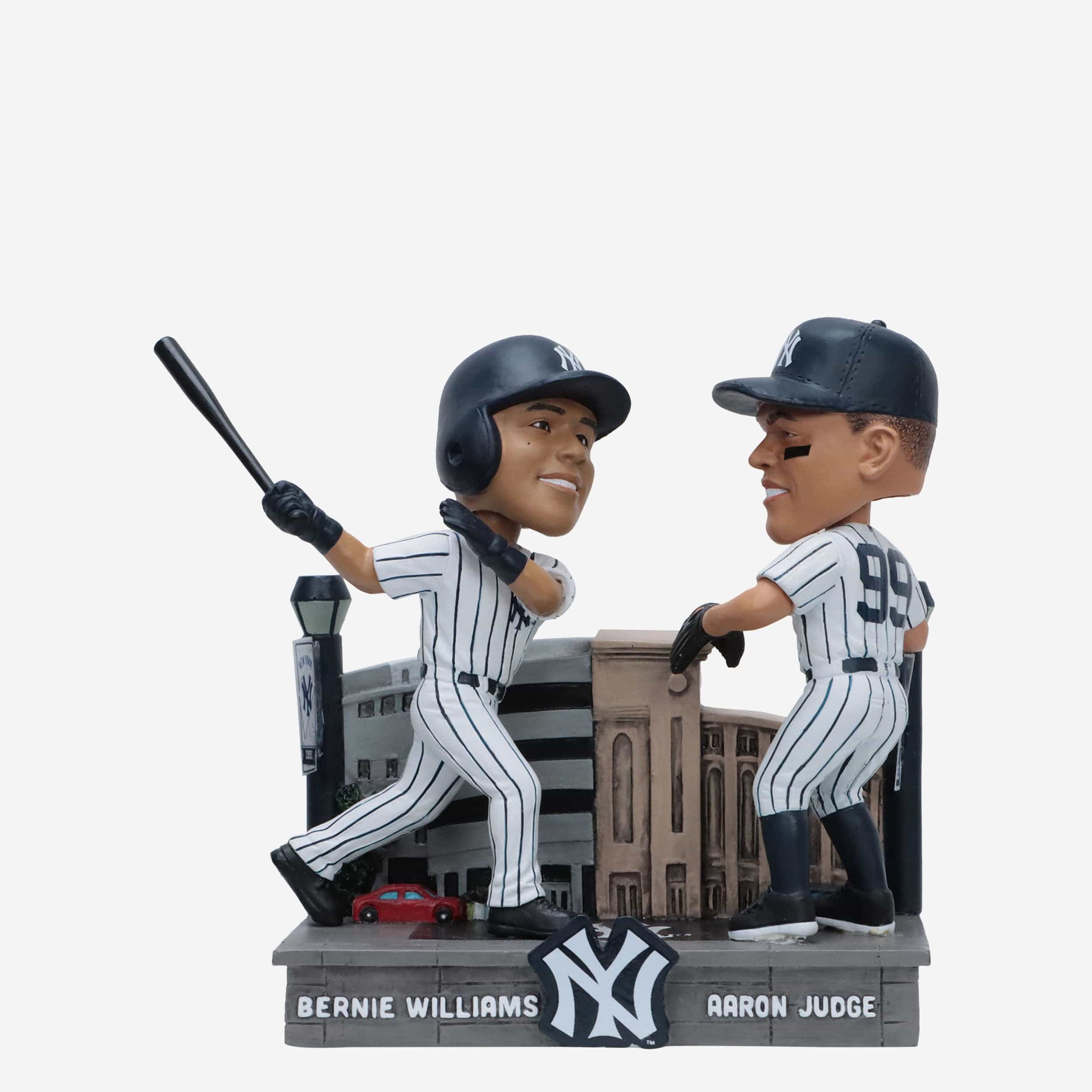 Bernie Williams & Aaron Judge New York Yankees Then and Now Bobblehead