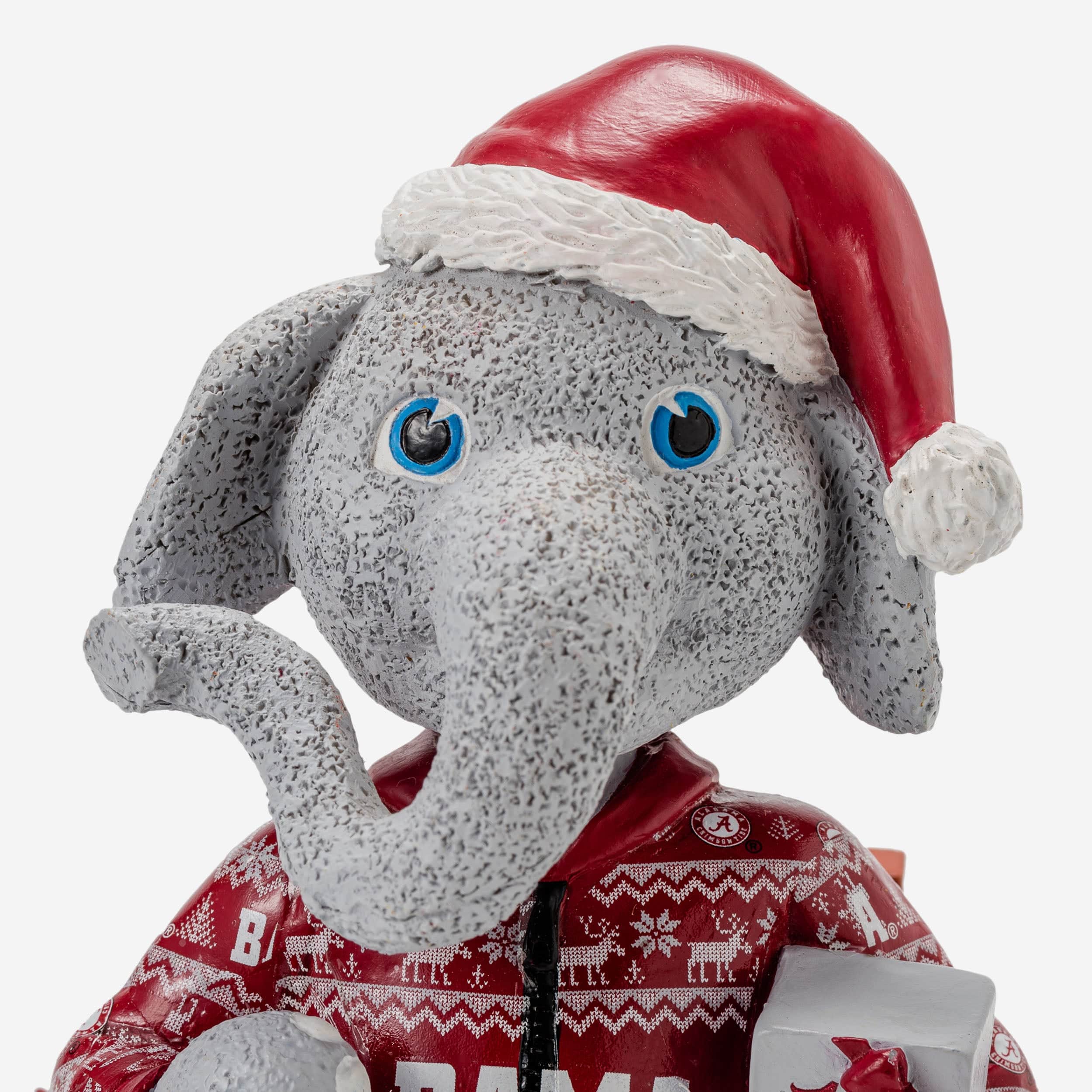 Big Al Alabama Crimson Tide Holiday Mascot Bobblehead - Image 2