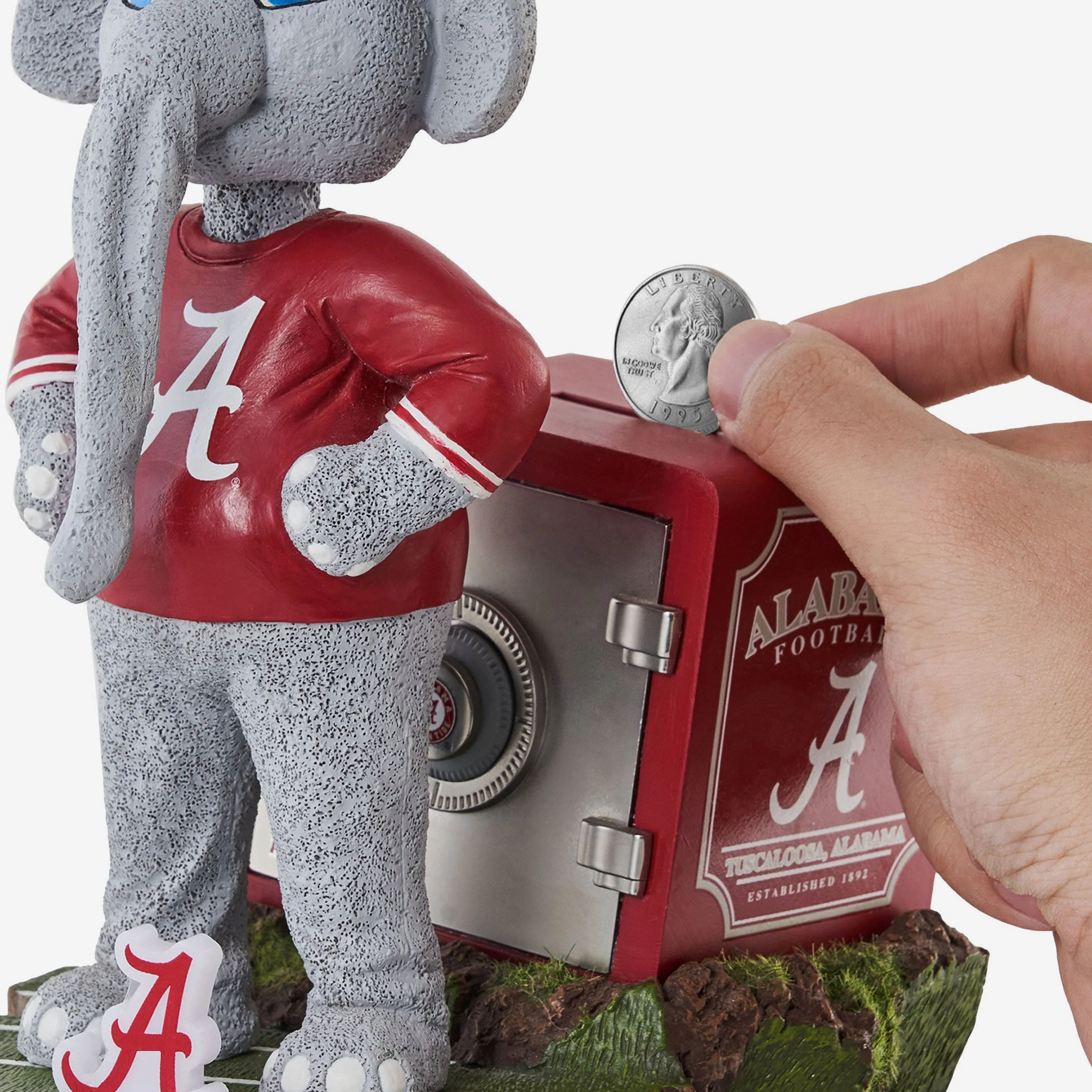 Big Al Alabama Crimson Tide Mascot Bank Bobblehead - Image 3