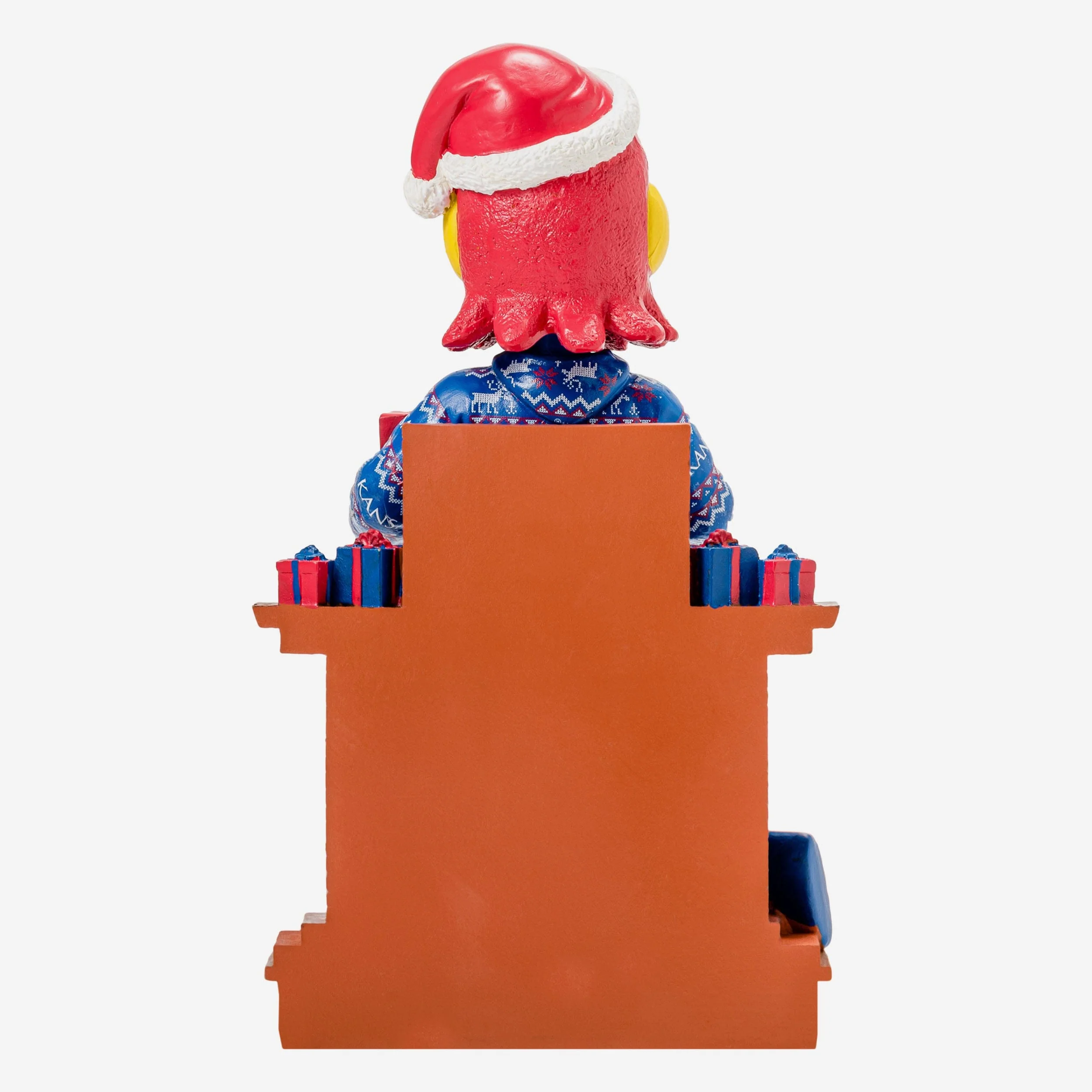 Big Jay Kansas Jayhawks Holiday Mascot Bobblehead - Image 5