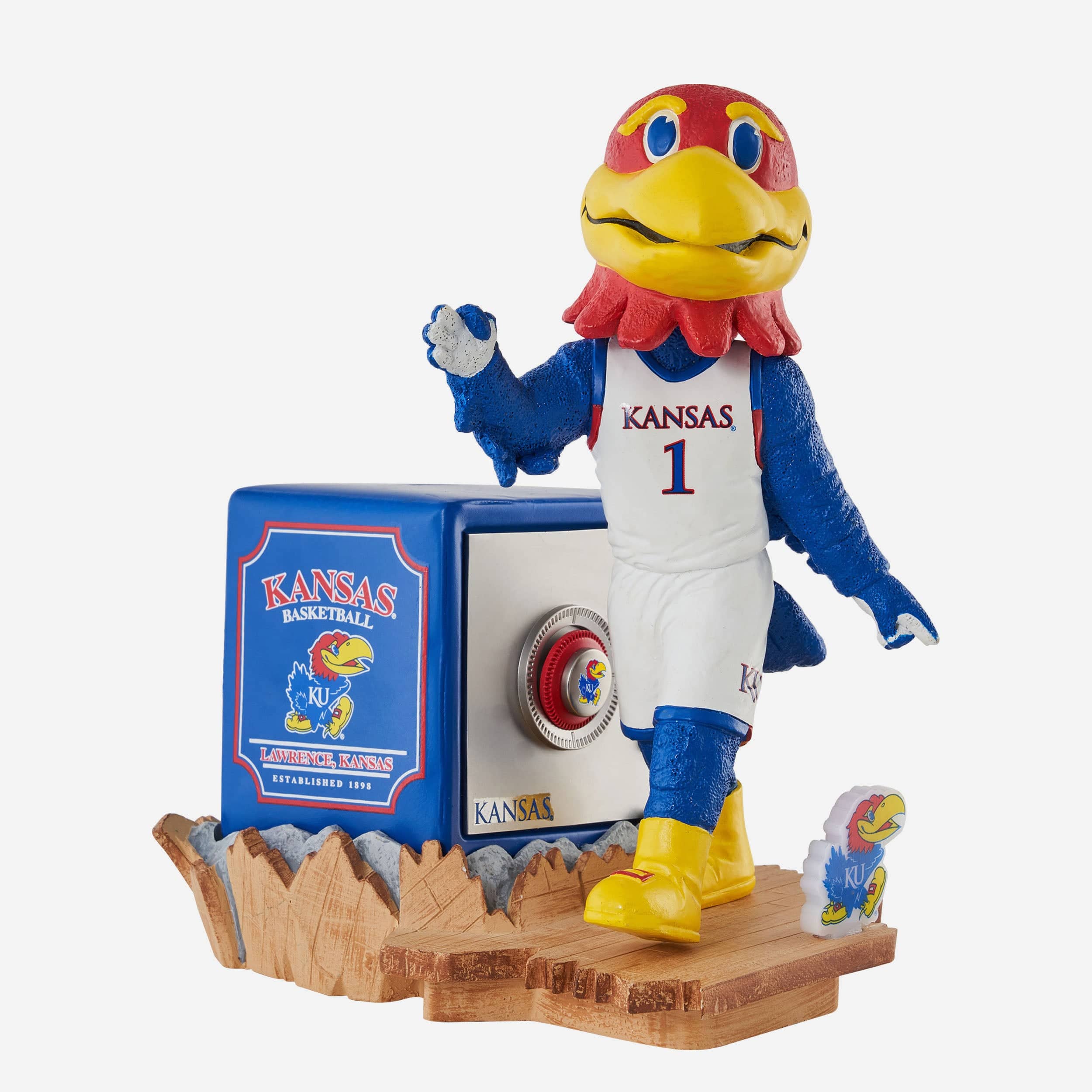 Big Jay Kansas Jayhawks Mascot Bank Bobblehead - Image 5