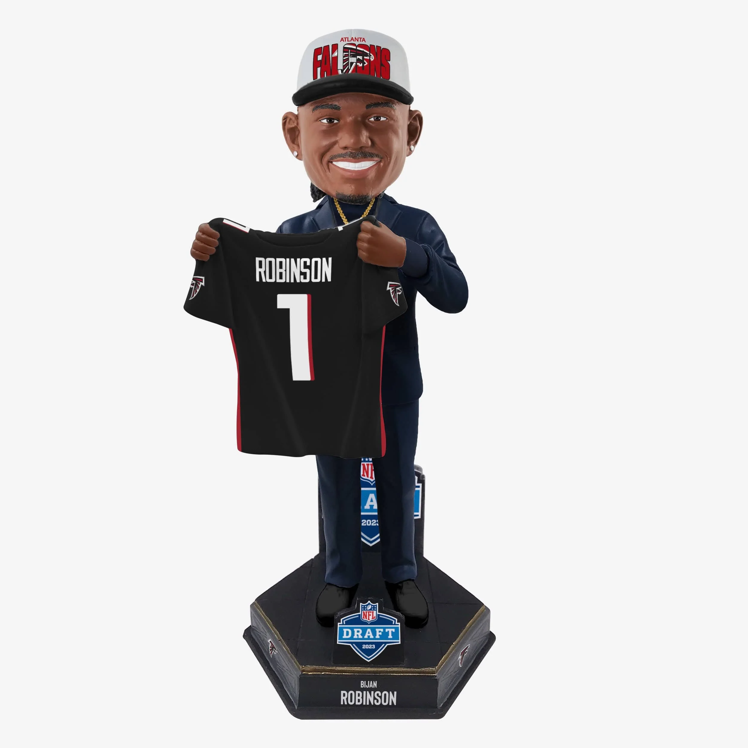 Bijan Robinson Atlanta Falcons 2023 Draft Pick Bobblehead