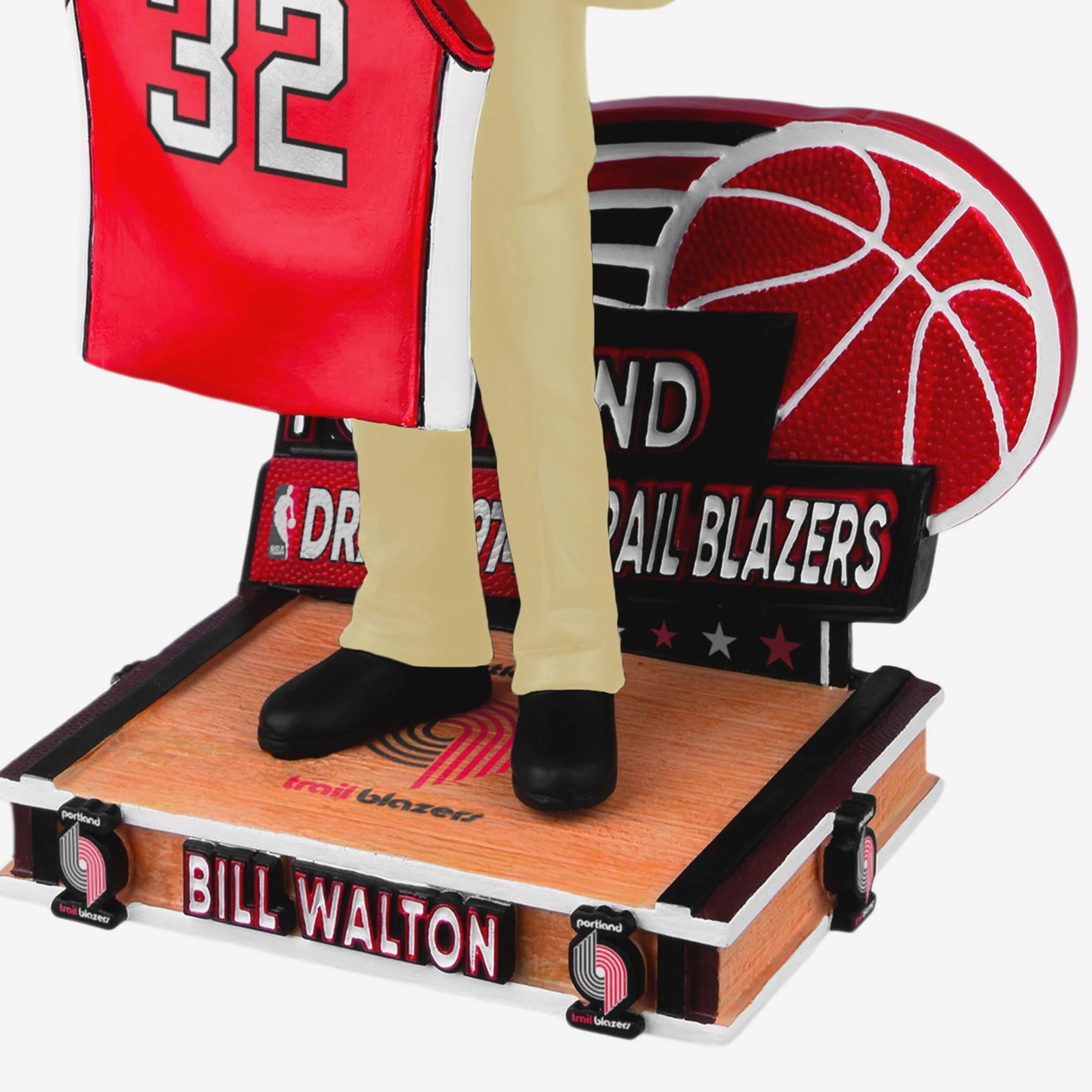 Bill Walton Portland Trail Blazers 1974 Draft Pick Bobblehead - Image 3