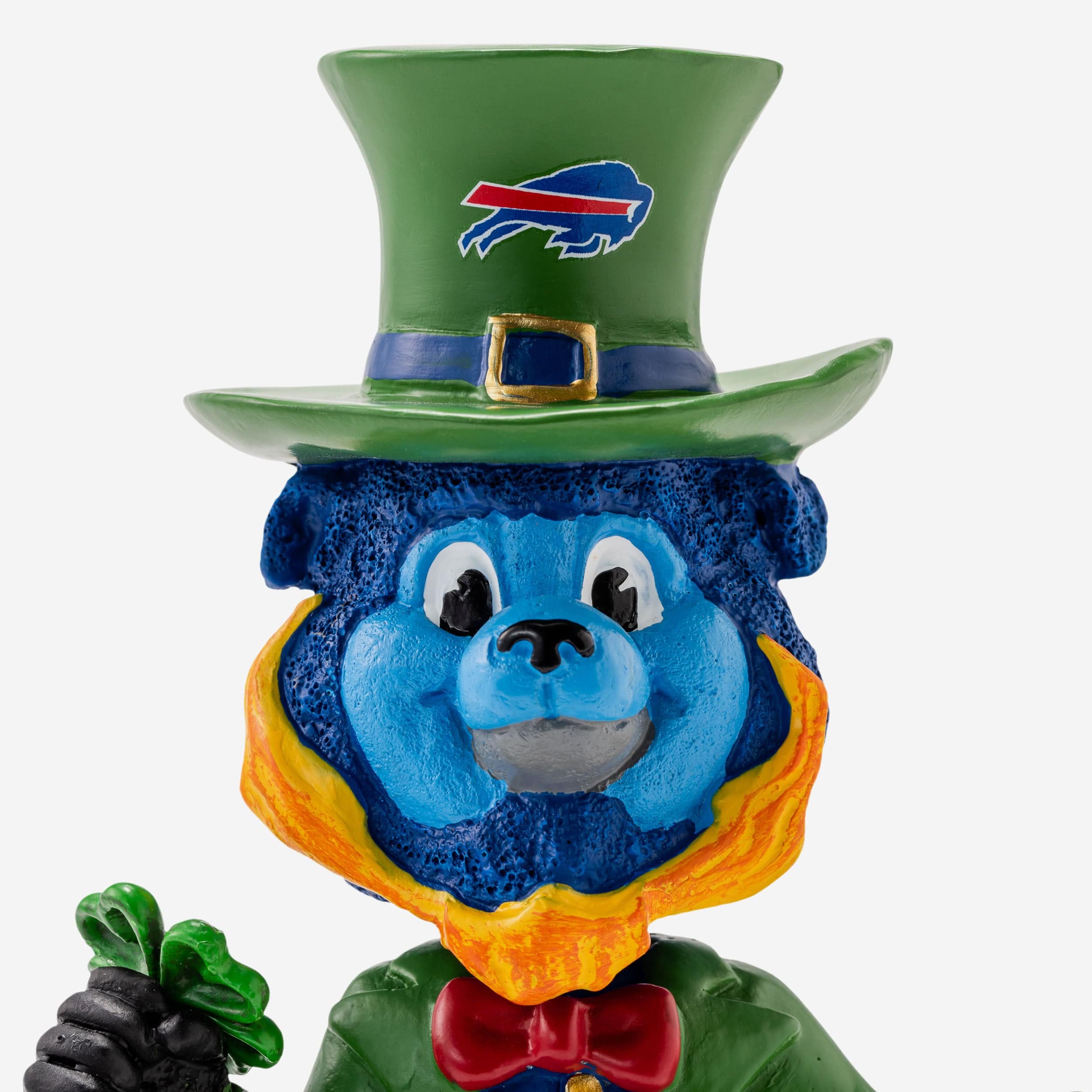 Billy Buffalo Buffalo Bills Bills Saint Patricks Day Mascot Bobblehead - Image 2