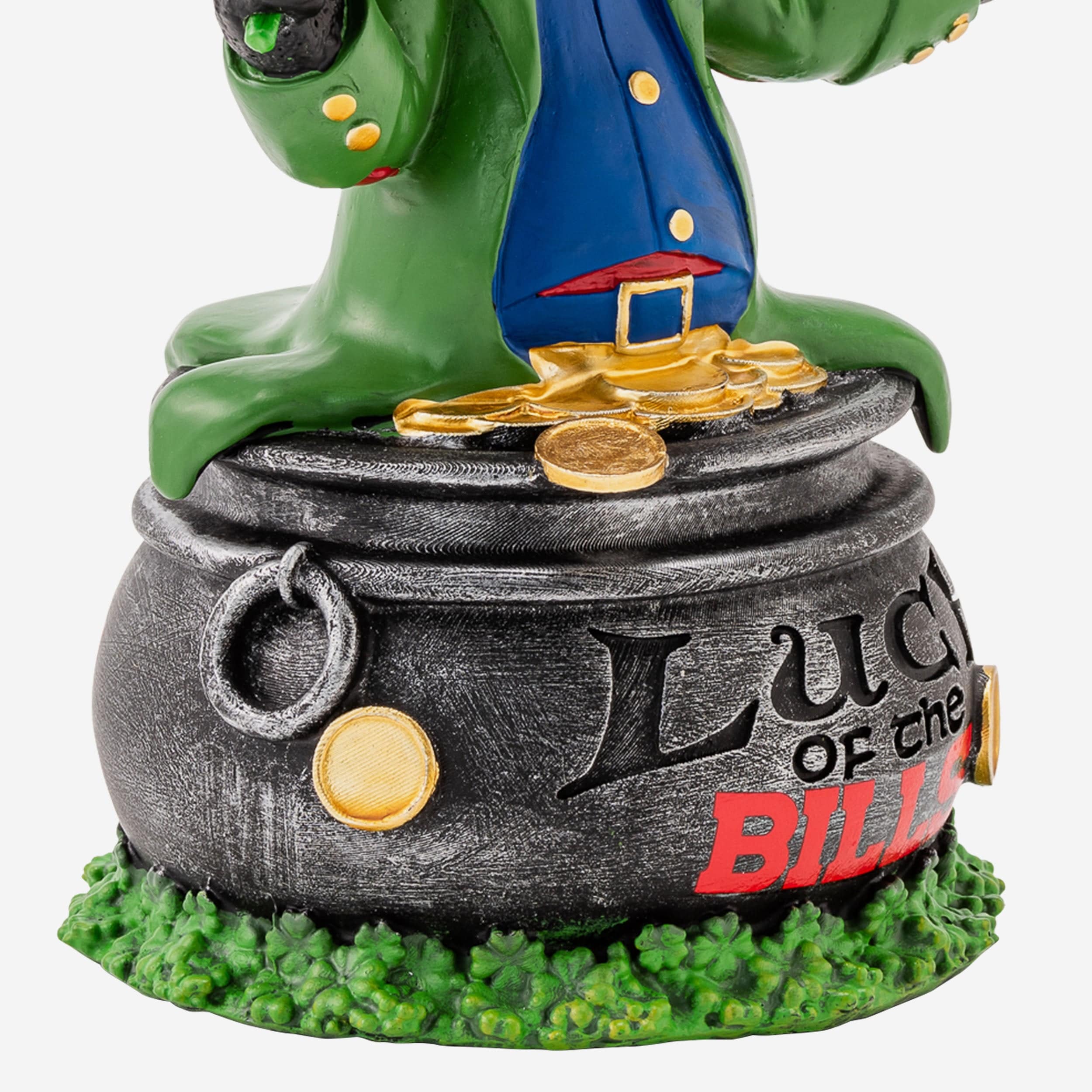 Billy Buffalo Buffalo Bills Bills Saint Patricks Day Mascot Bobblehead - Image 3