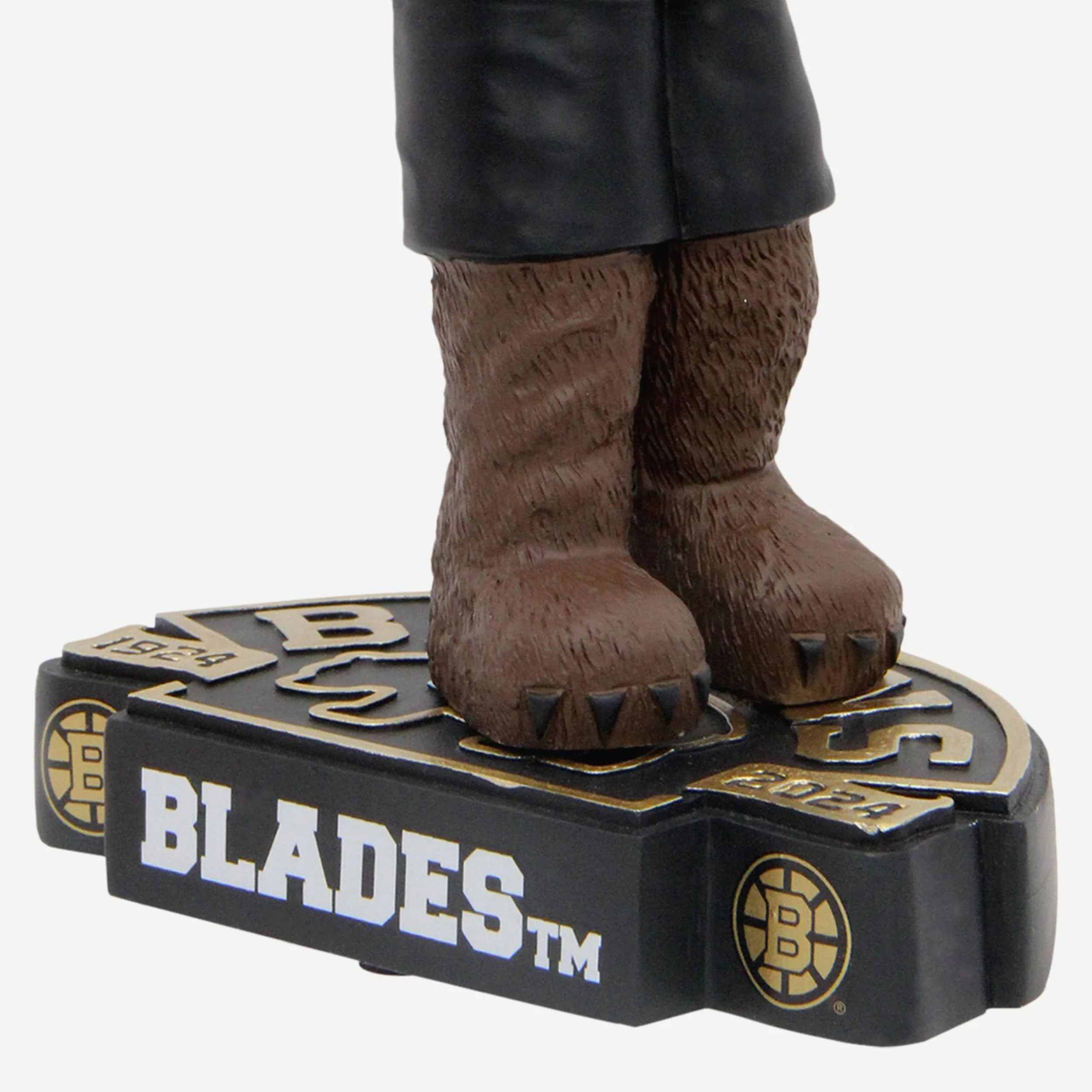 Blades the Bear Boston Bruins 100th Anniversary Mascot Bobblehead - Image 3