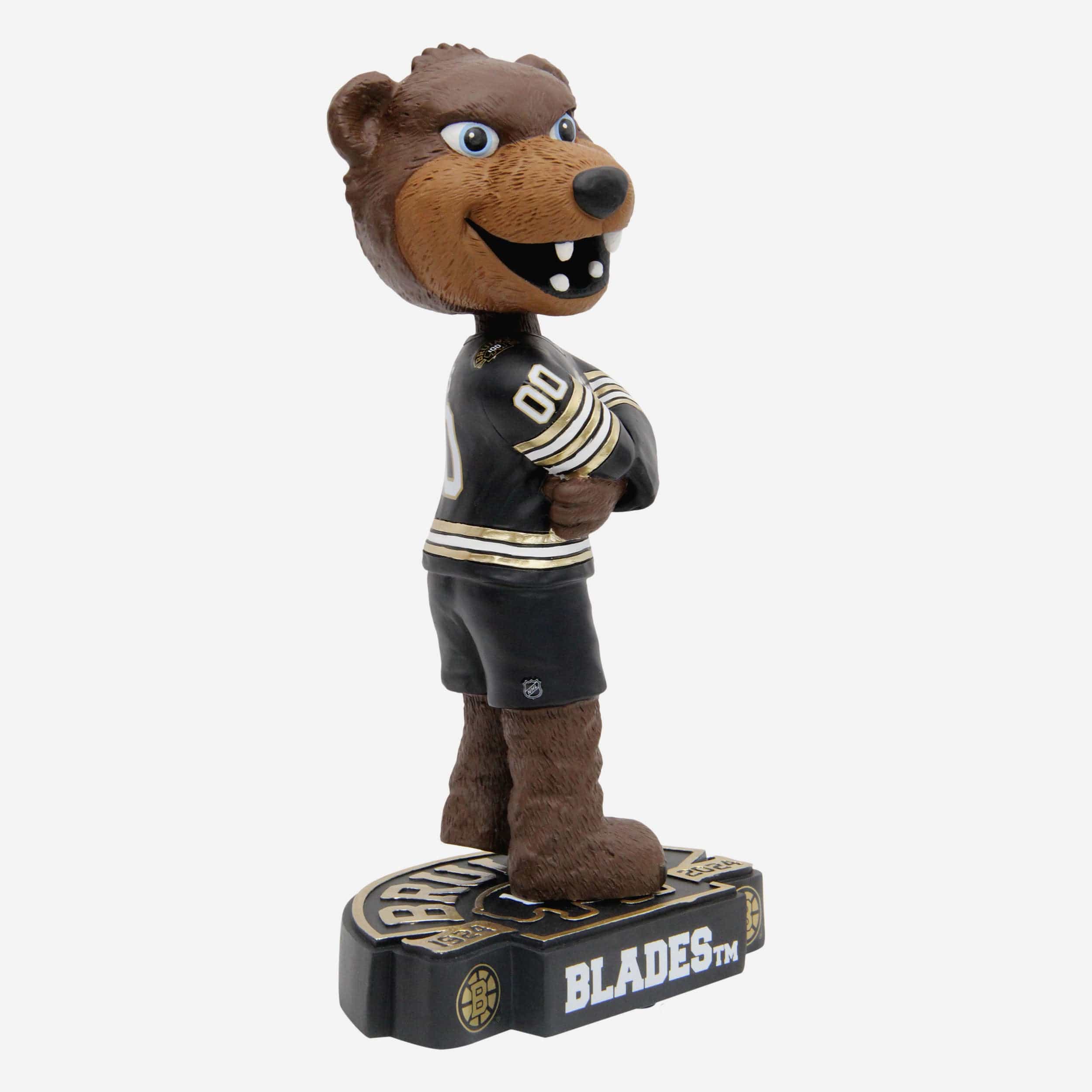 Blades the Bear Boston Bruins 100th Anniversary Mascot Bobblehead - Image 4