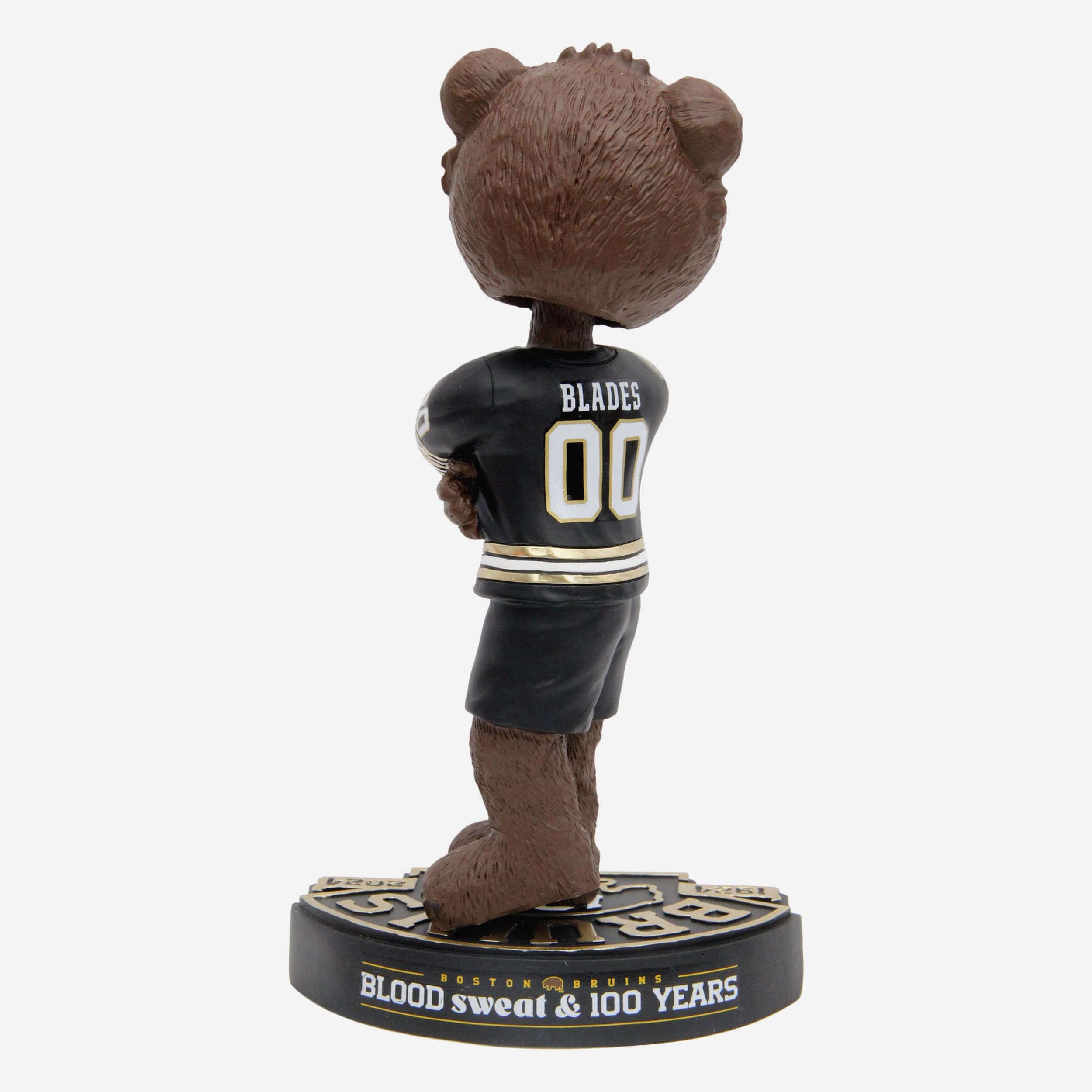 Blades the Bear Boston Bruins 100th Anniversary Mascot Bobblehead - Image 5